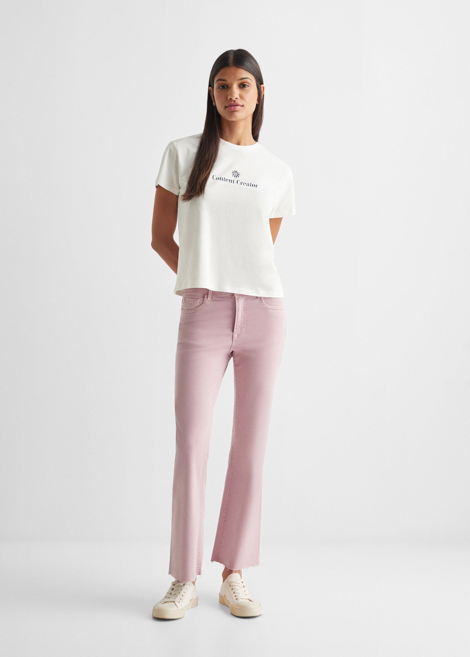 T-shirt message imprimé - Plan général