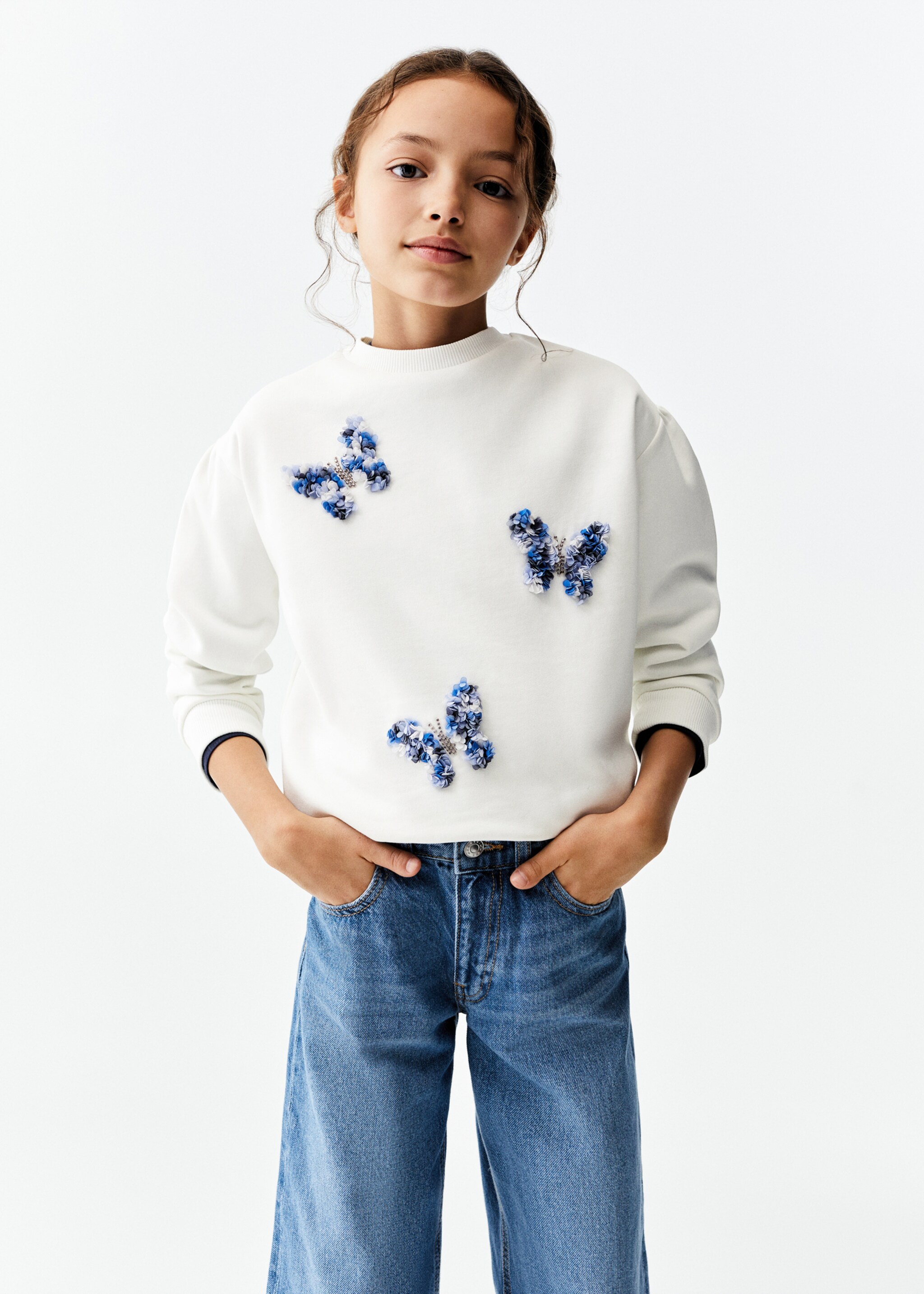 Printed cotton sweatshirt - General plane