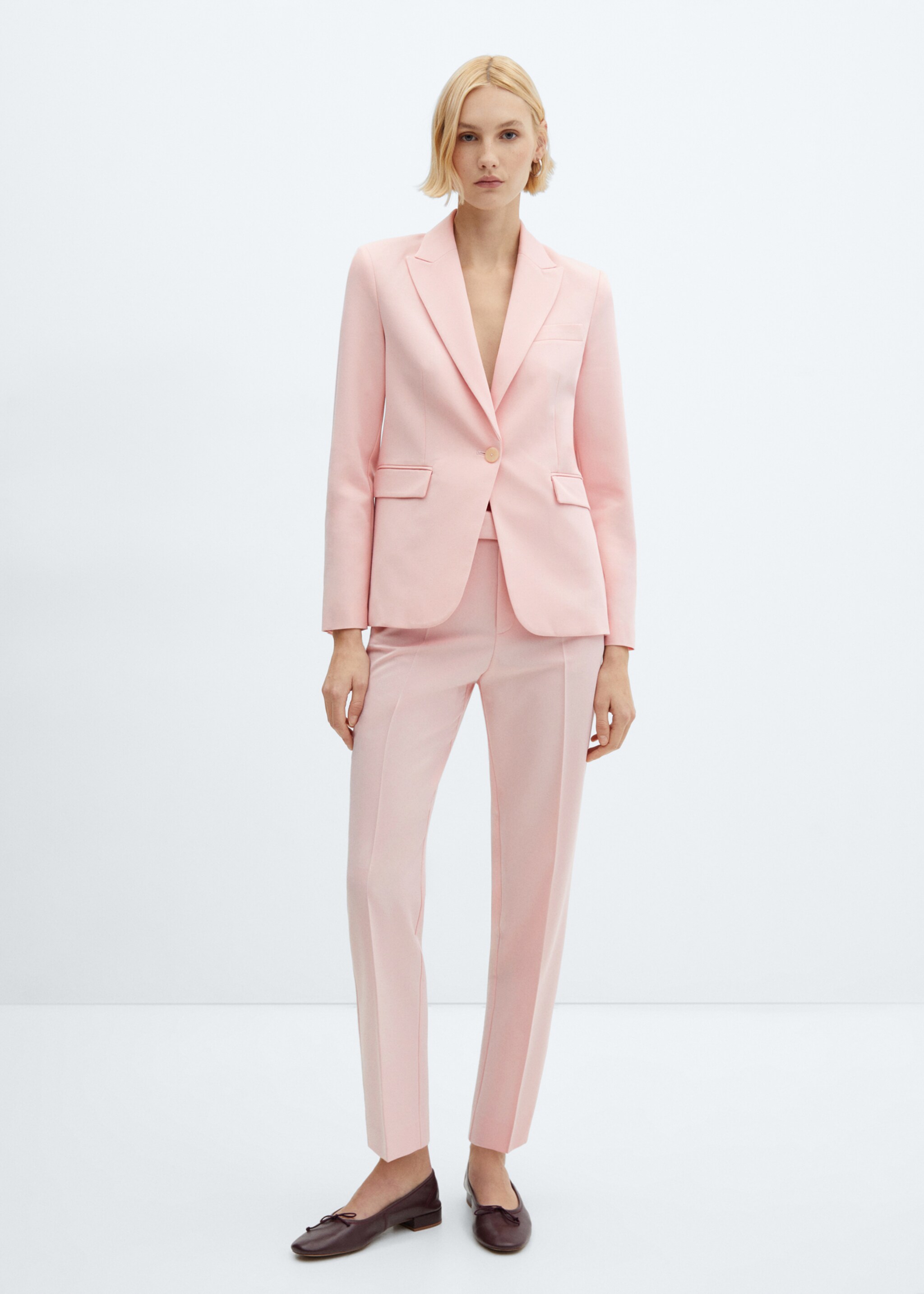 Straight suit trousers - General plane