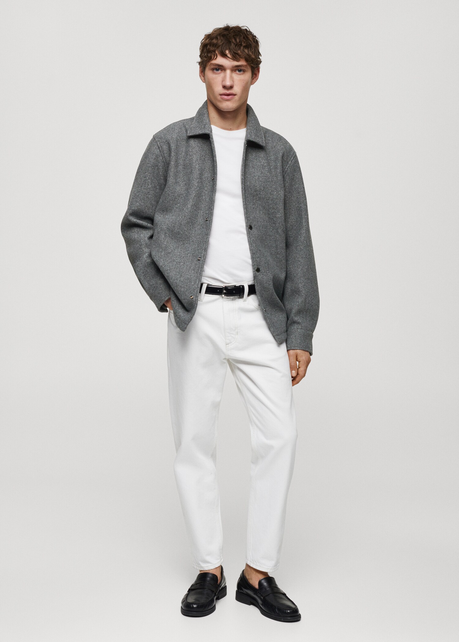 Snap buttons overshirt - General plane