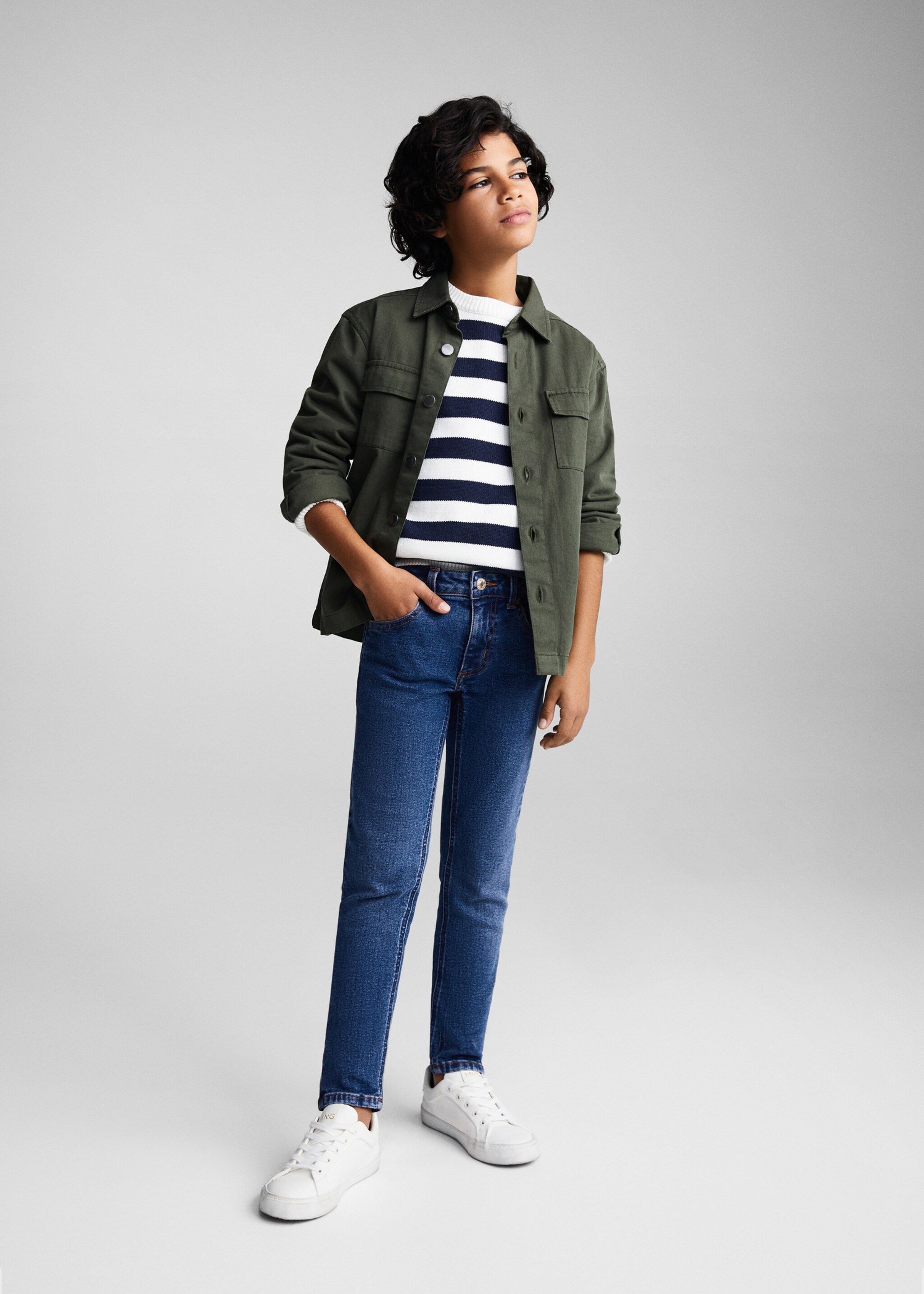 Džíny slim fit - Celkový náhled, Tmavě modrá. Ref: 67061505-00.