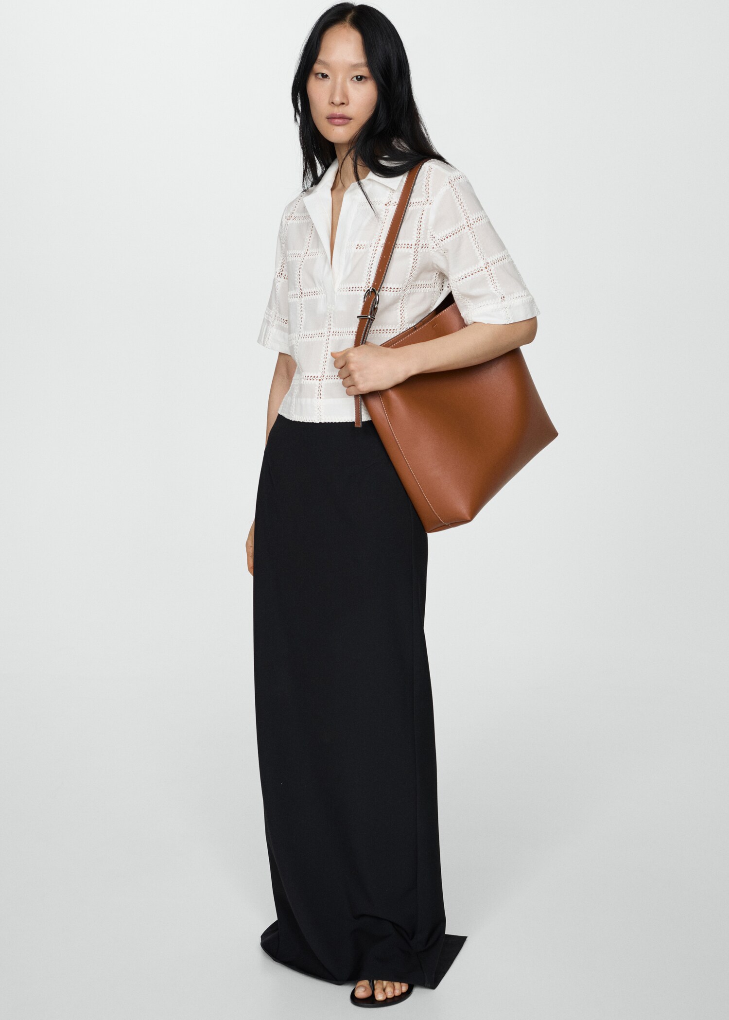 Bolso shopper asa corta - Plano general