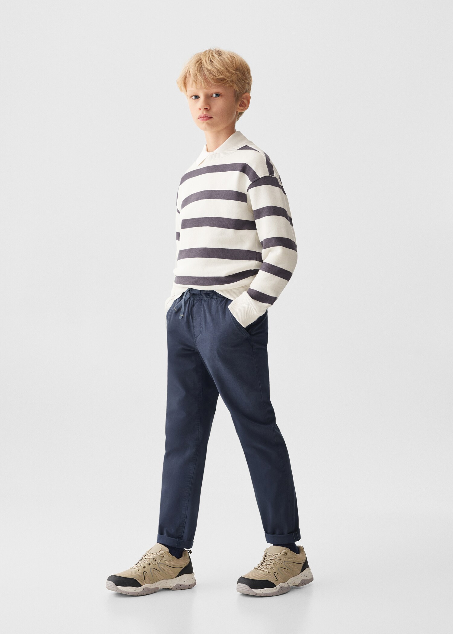 Pantalons jogger cotó - Pla general