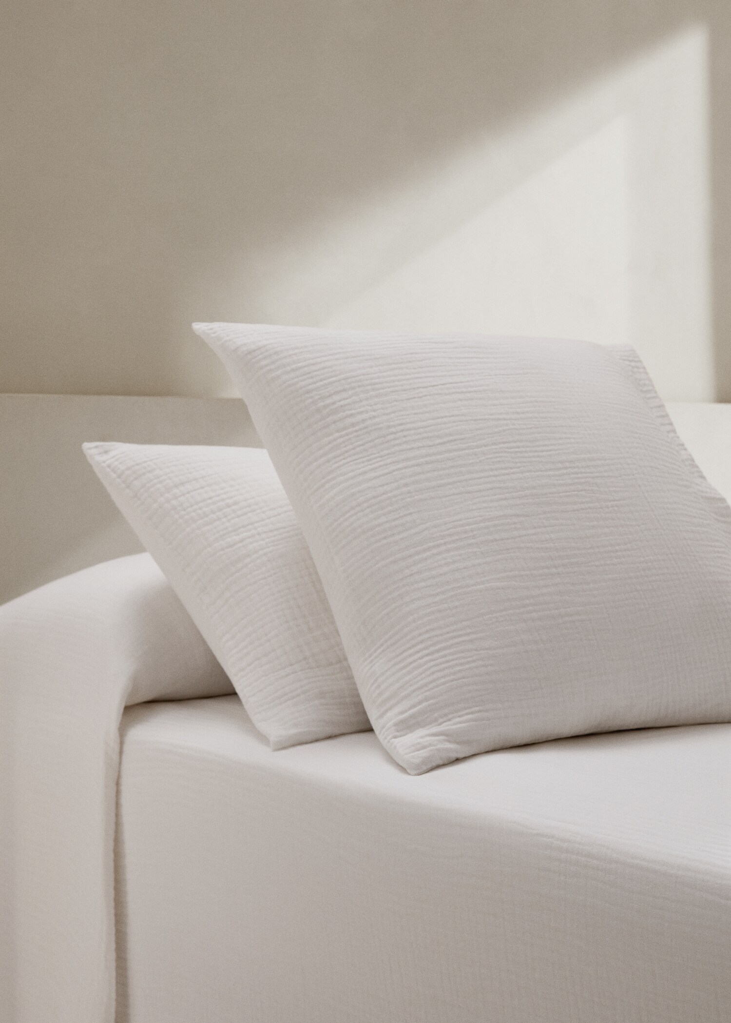 Cotton gauze pillow case 50x75cm (Pack of 2) - General plane