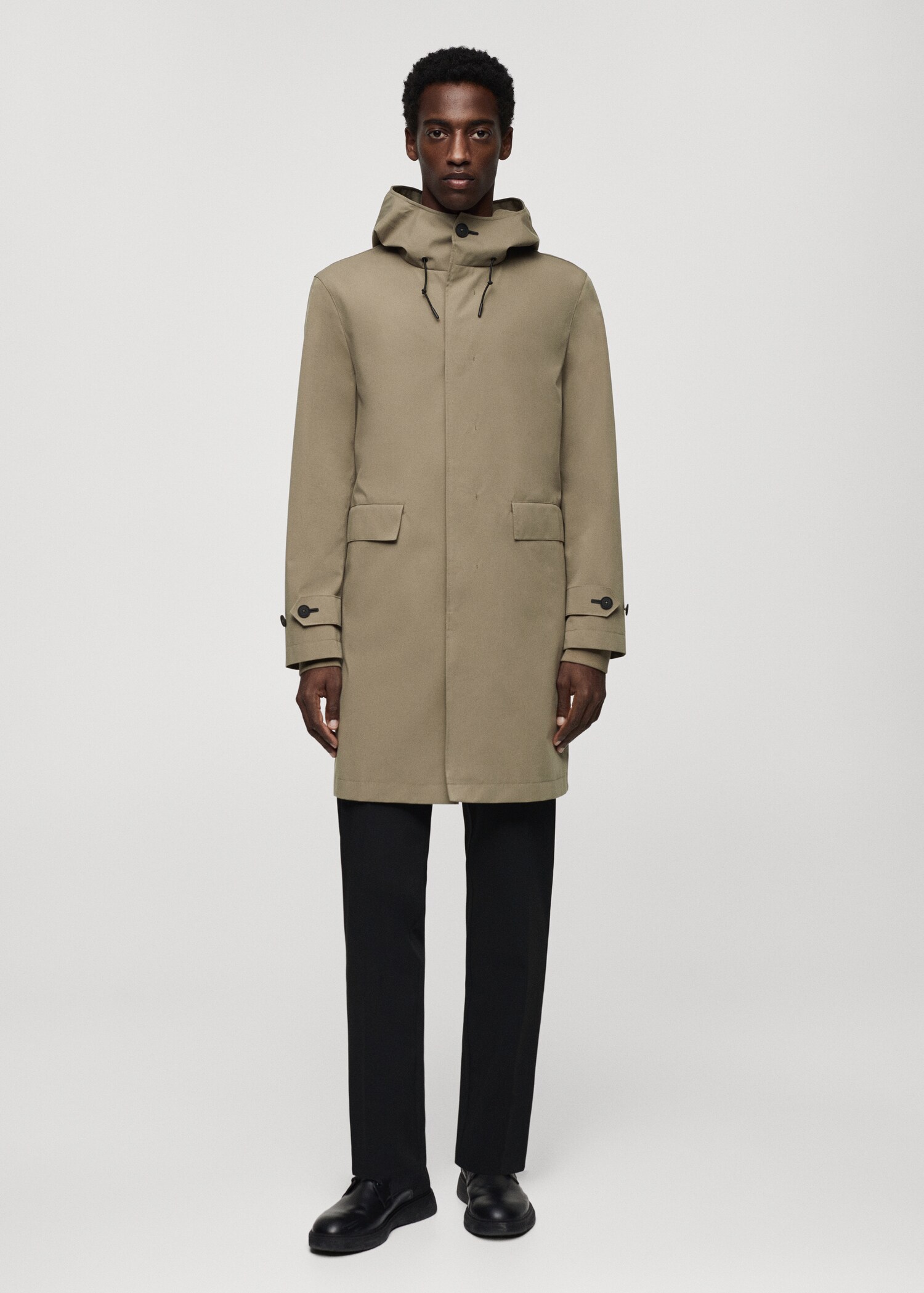 Parka imperméable capuche - Plan général