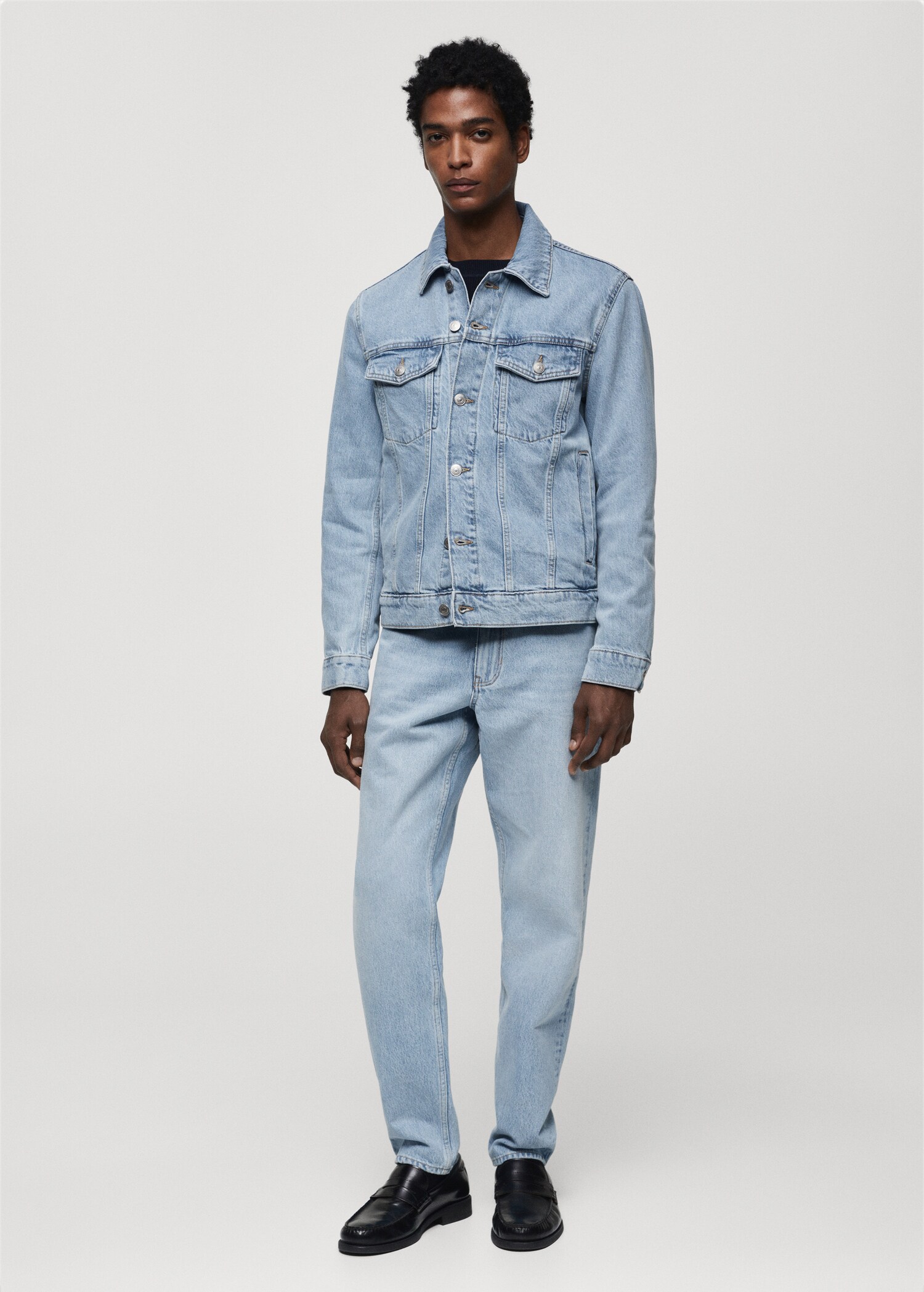 Blouson jean poches - Plan général