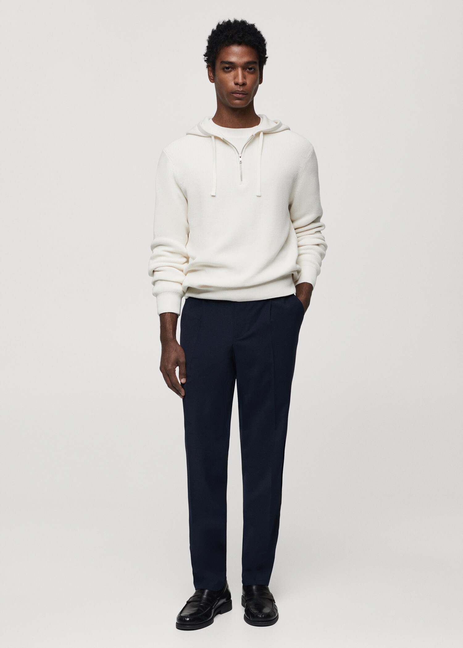 Sudadera punto capucha - Plano general