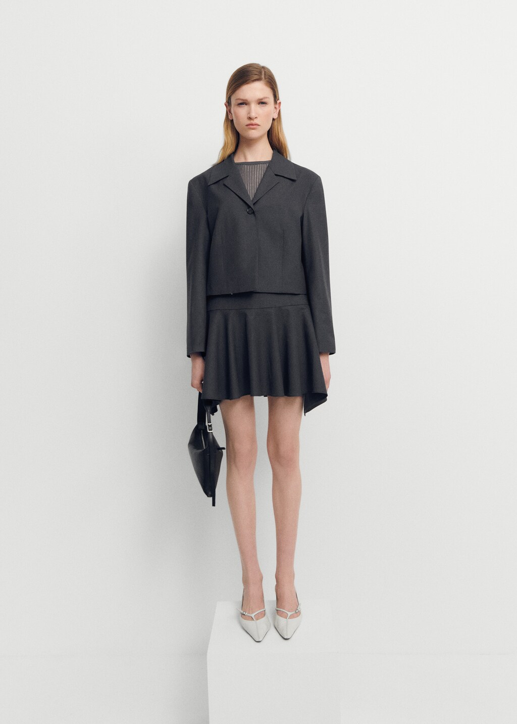 【INCHANT ME】Heave Wool Mini Skirt 3b5204506379481d80d50b7b906bc6