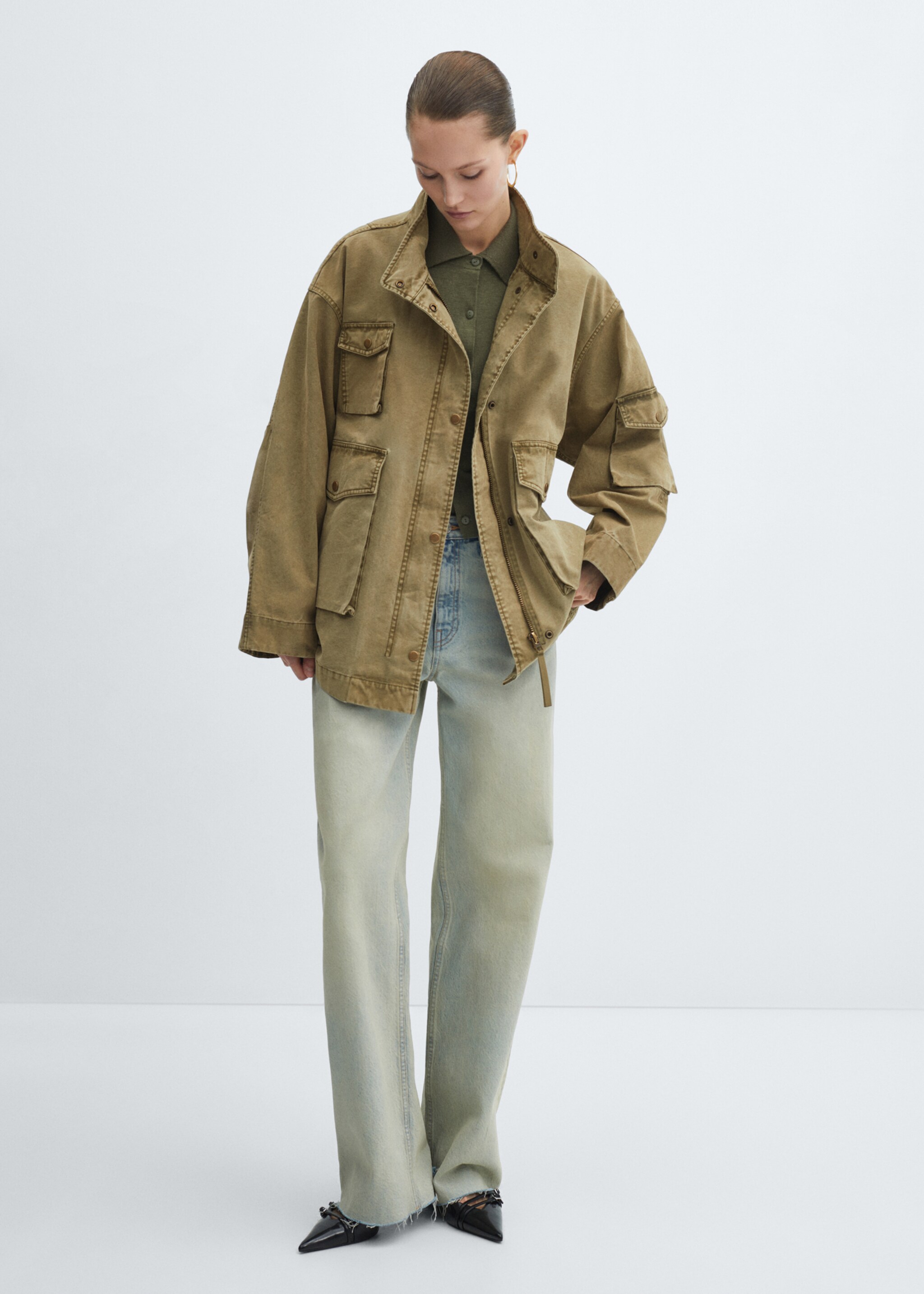 Parka im Used-Look - Allgemeine Ansicht