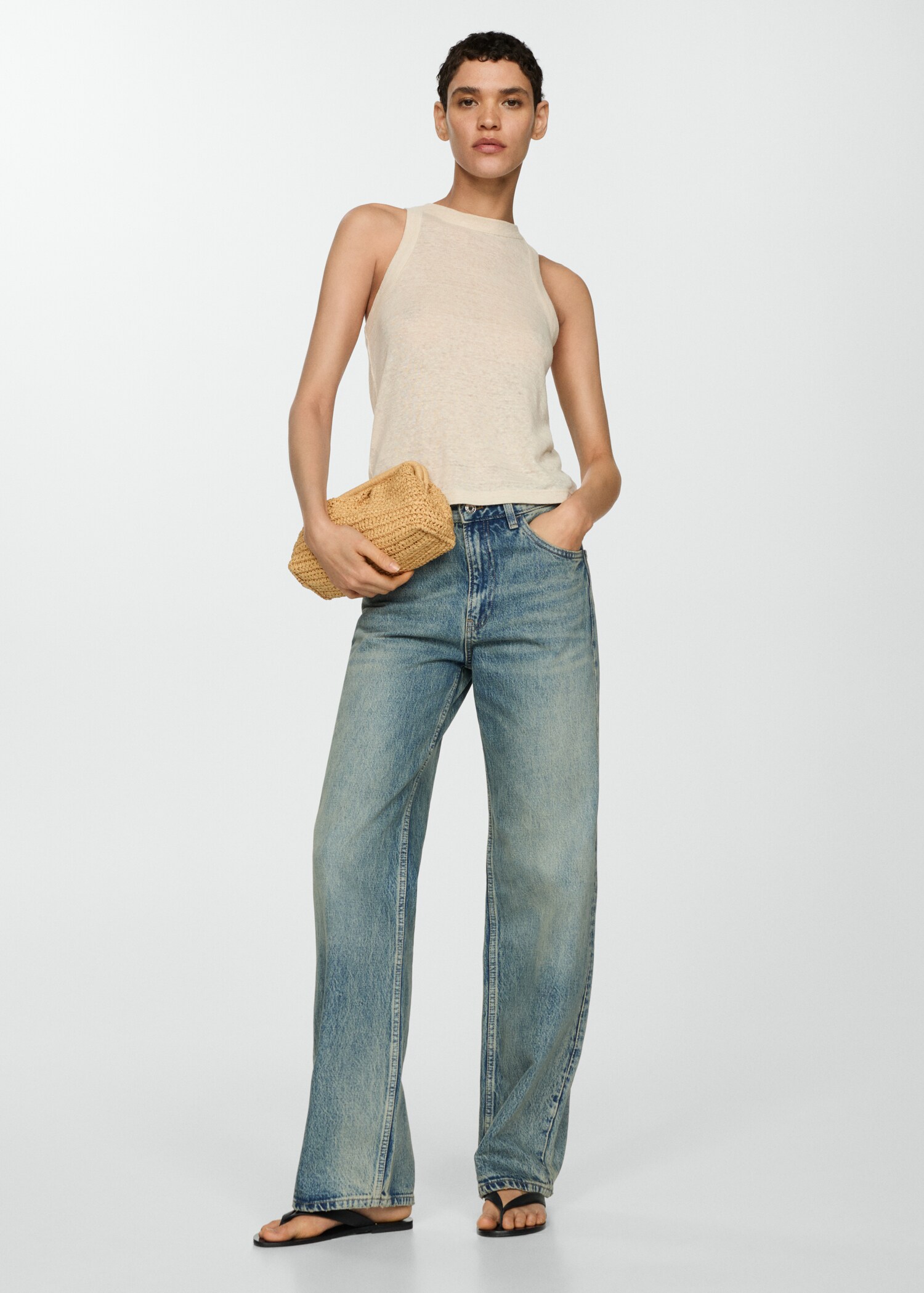 Clutch-Bag aus Rattan - Allgemeine Ansicht
