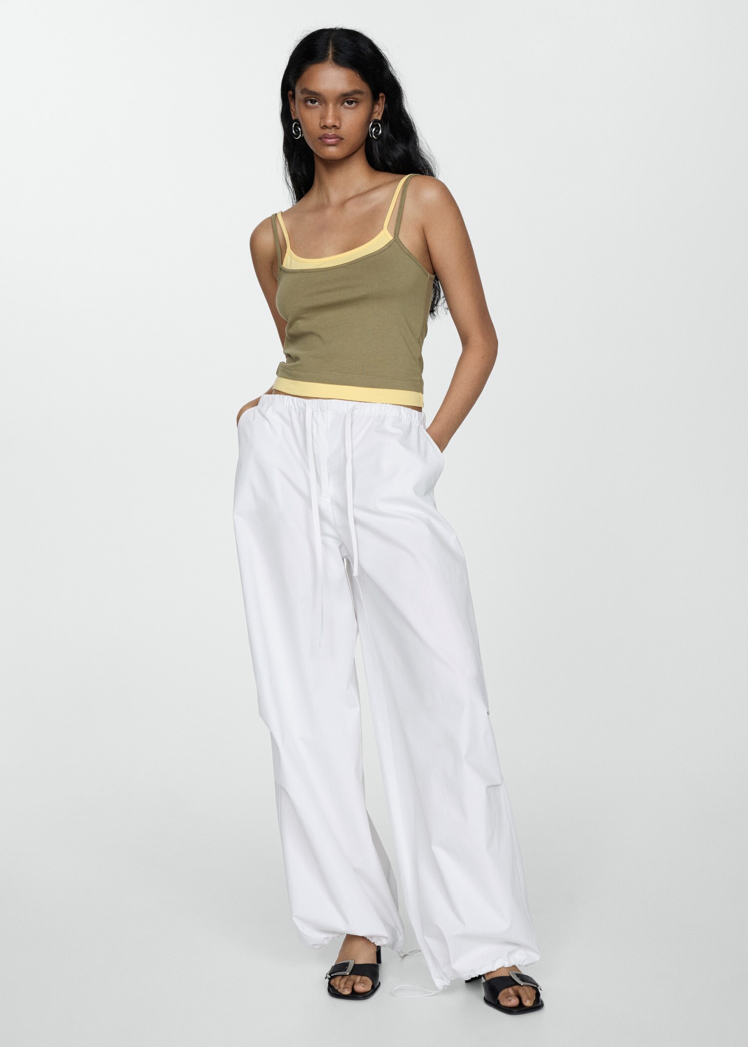 Combination top with thin straps - General plane