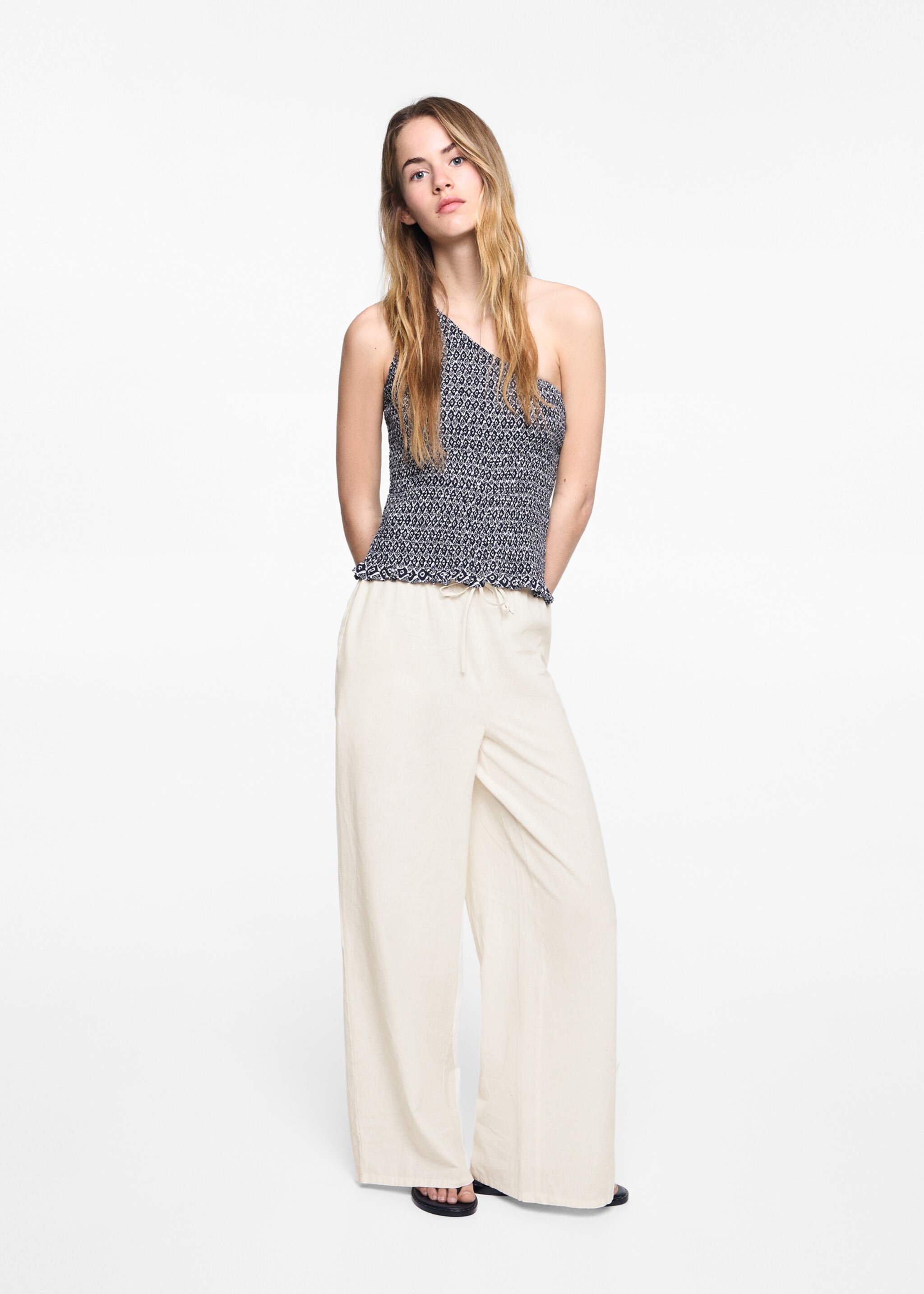Asymmetric ruched top - General plane