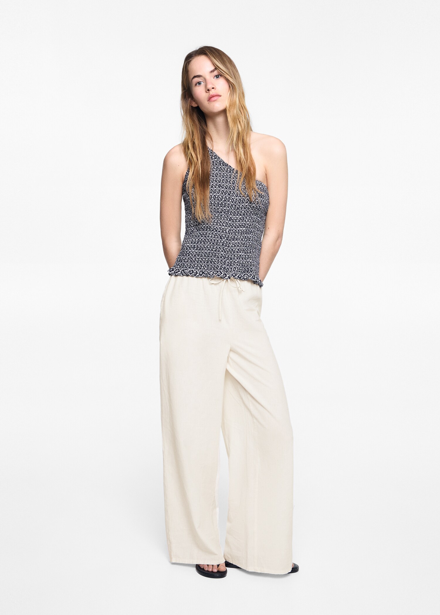 Asymmetric ruched top - General plane