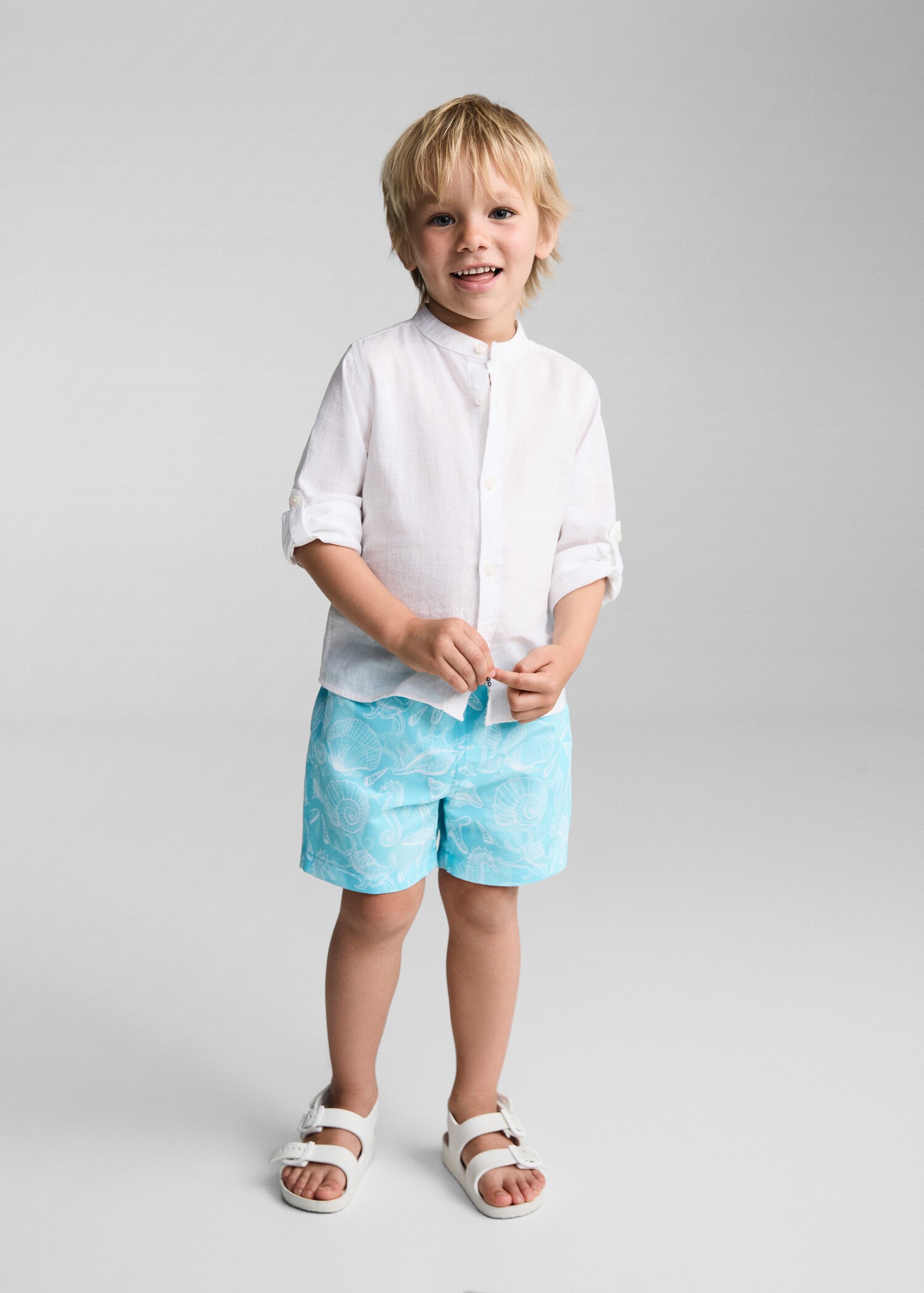 Printed swimming trunks - General plane