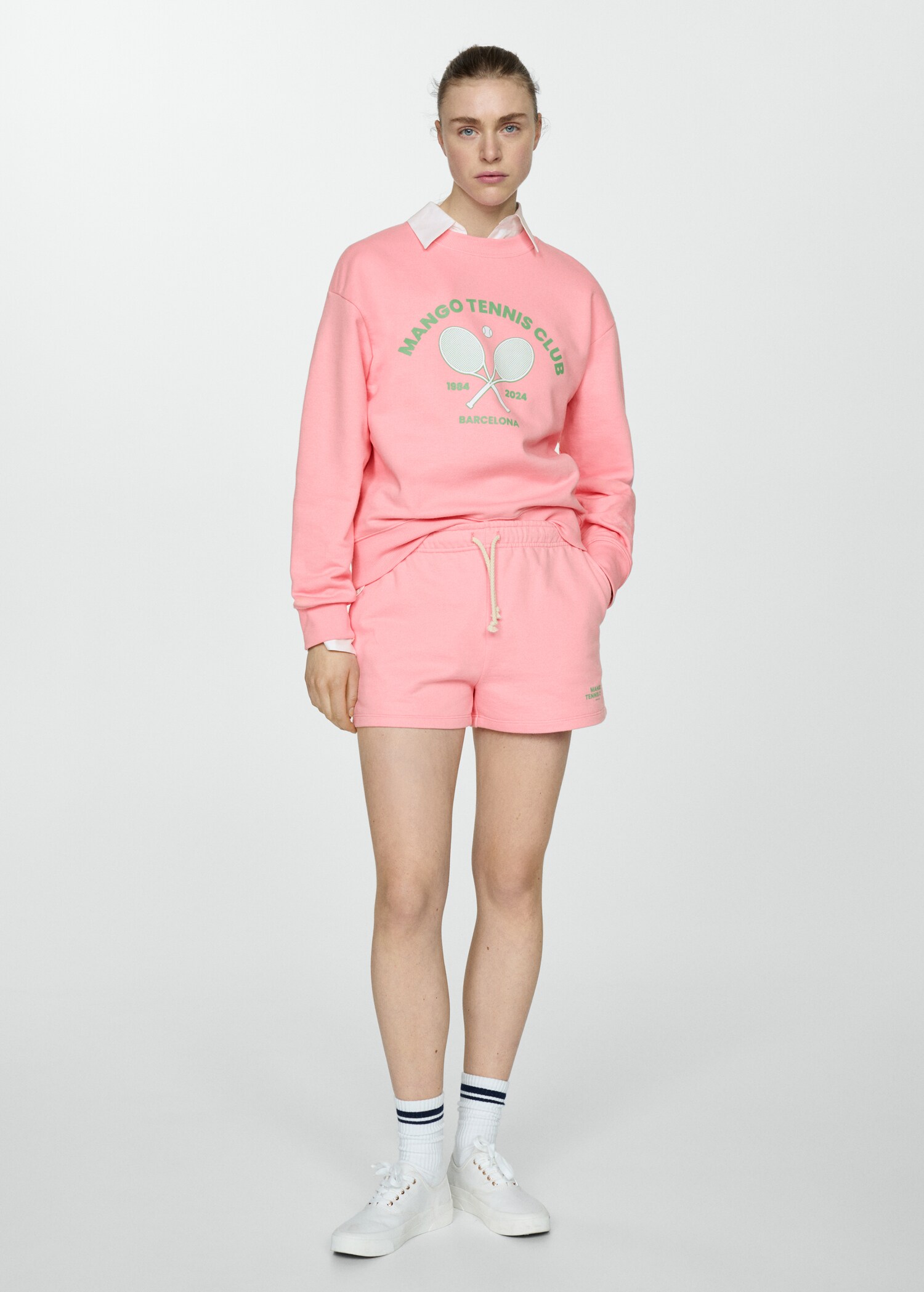 Sweater message imprimé - Plan général