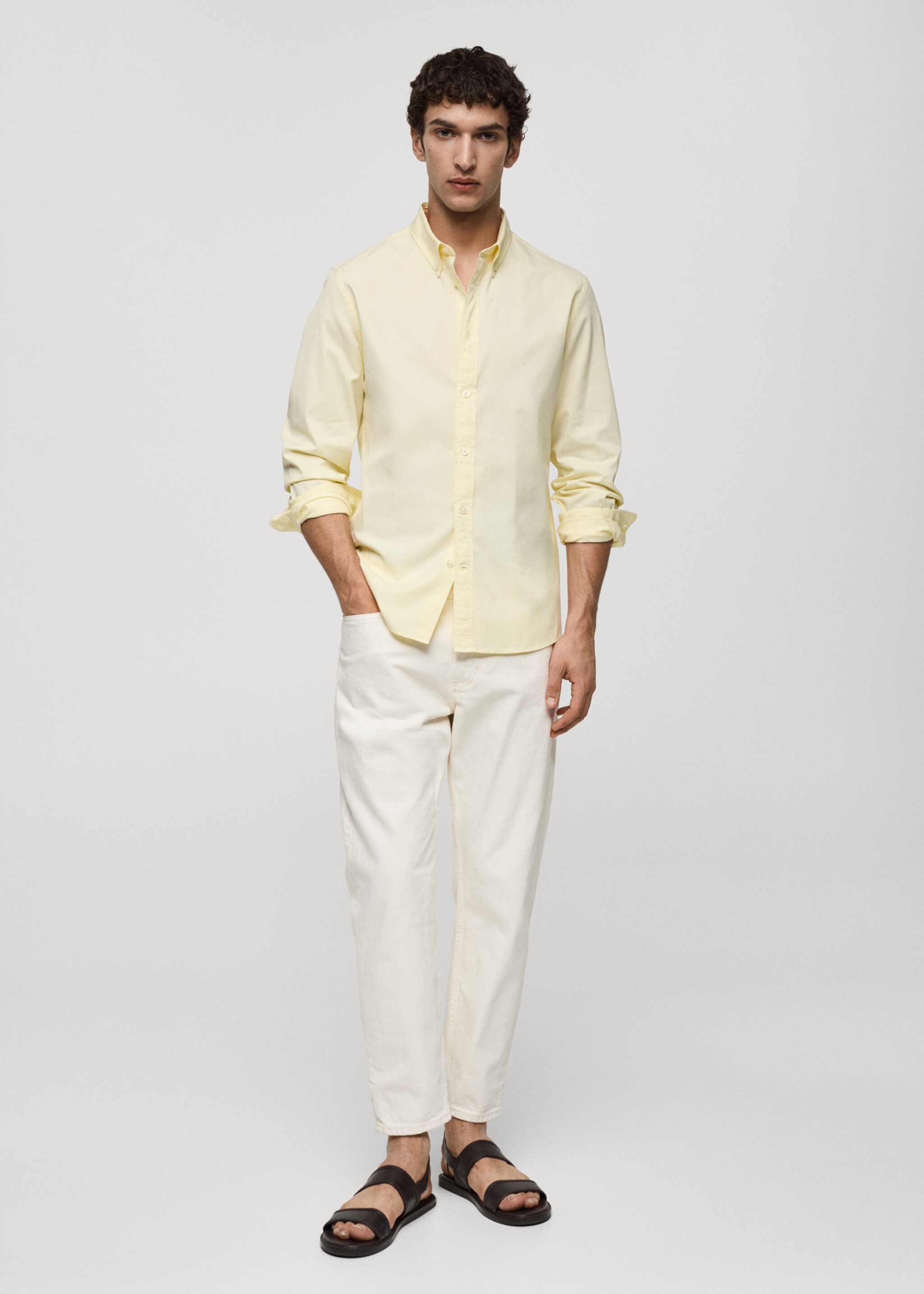 Chemise 100 % coton regular-fit - Plan général