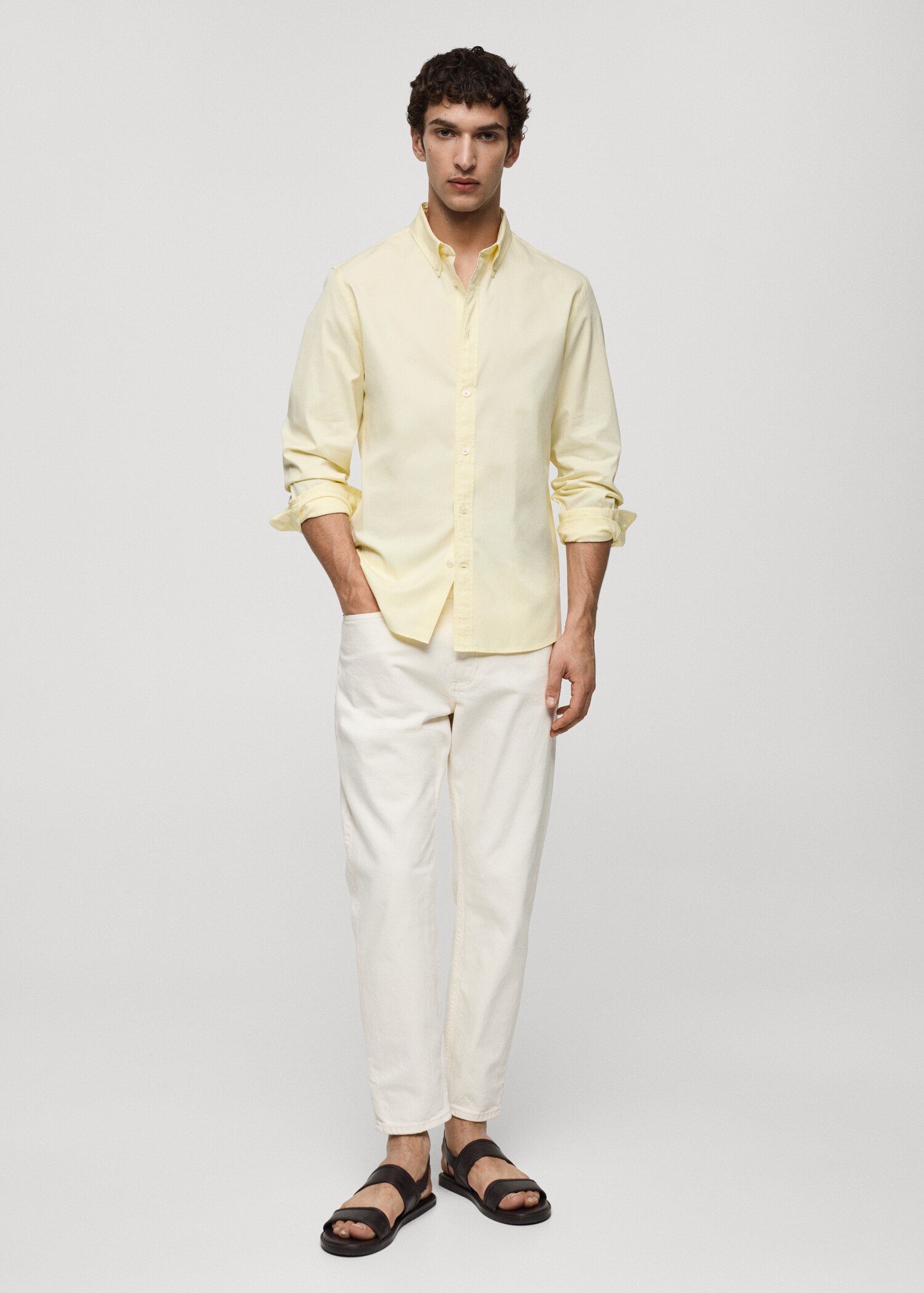 100% cotton regular-fit shirt - General plane