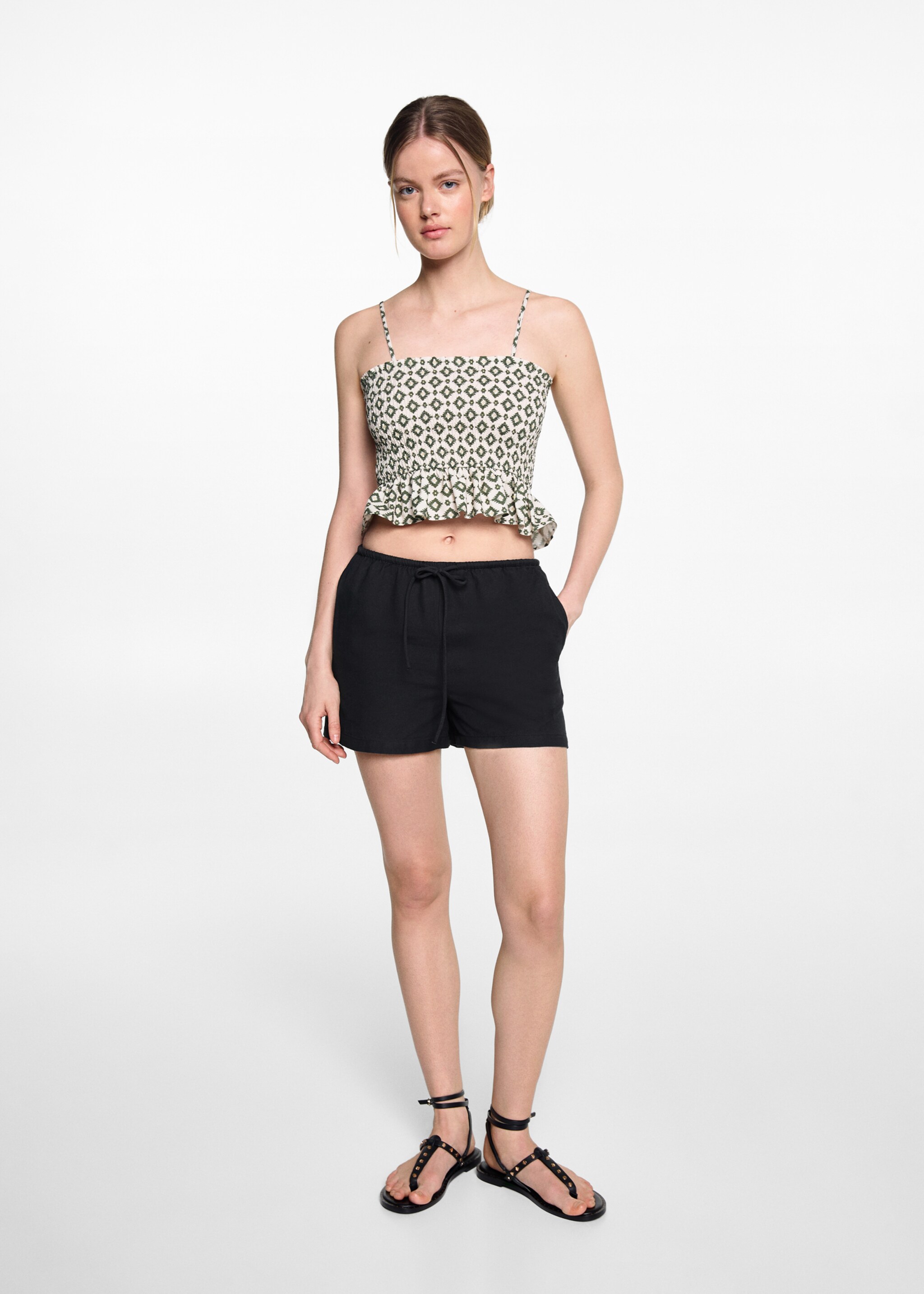 Short lino fiocco - Piano generale