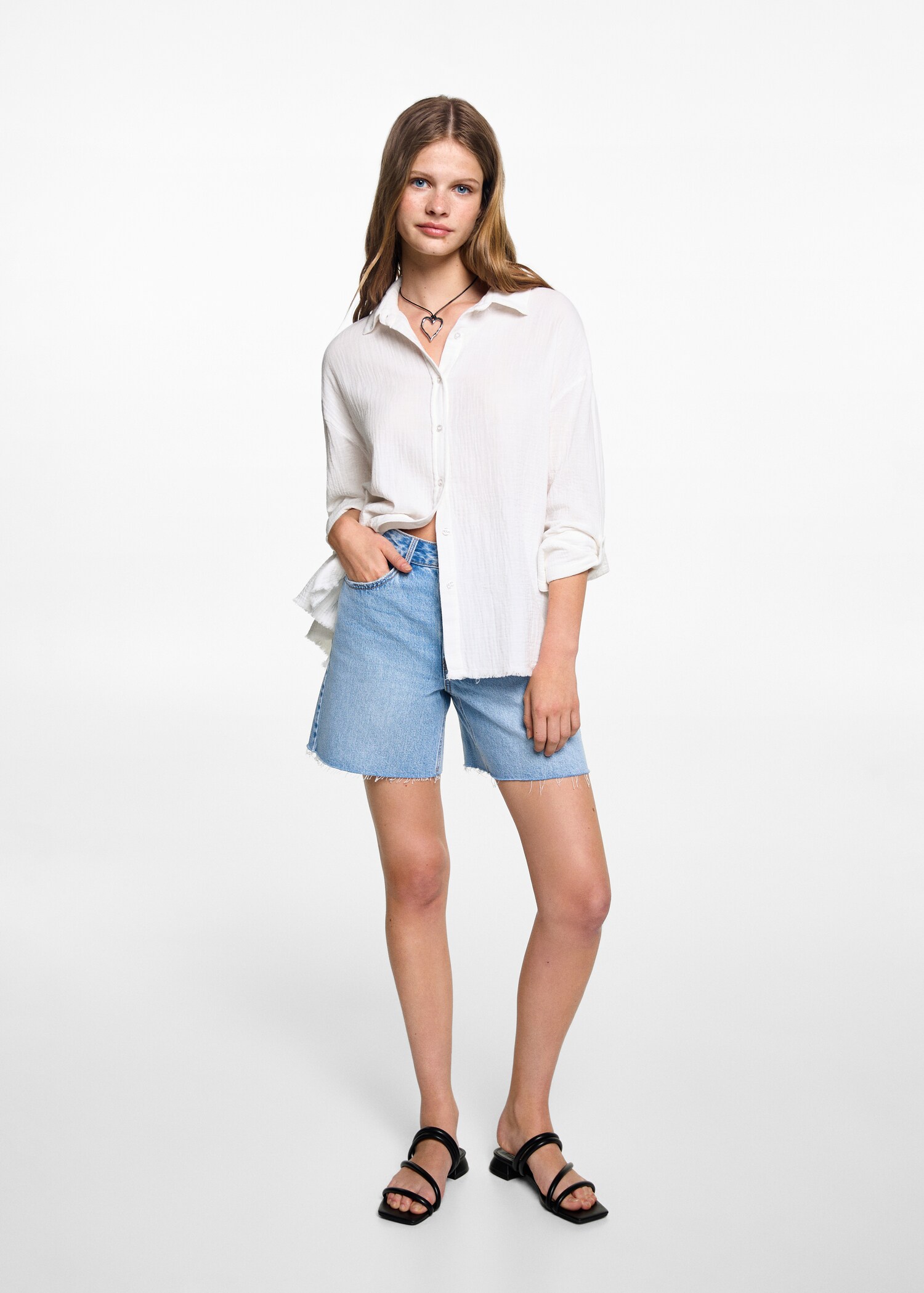 Cotton bambula shirt - General plane