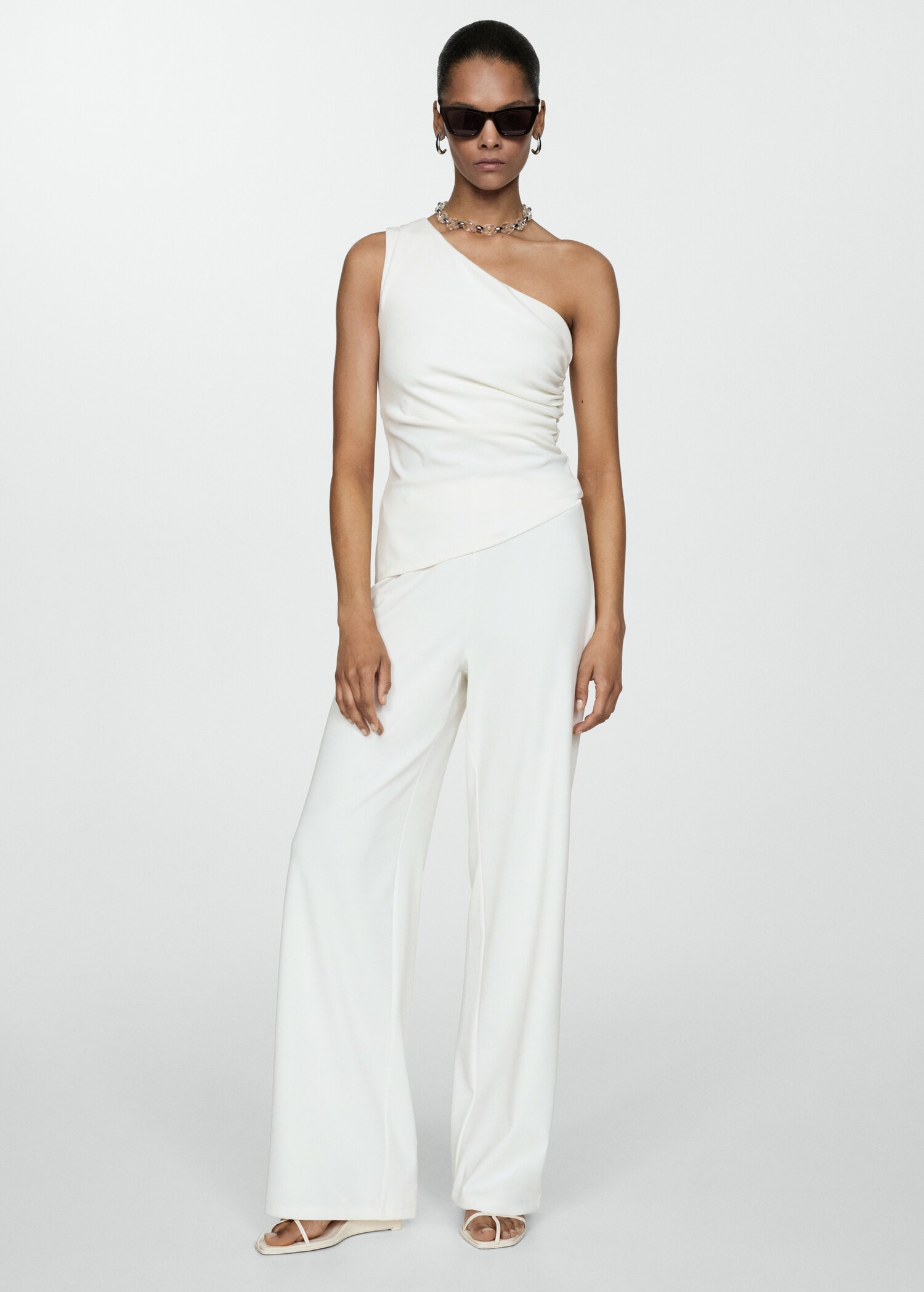 Flowy straight-fit trousers - General plane