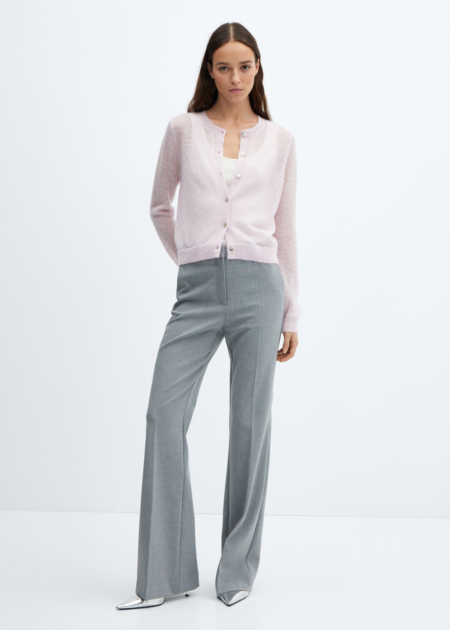 Cardigan Lurex boutons - Plan général