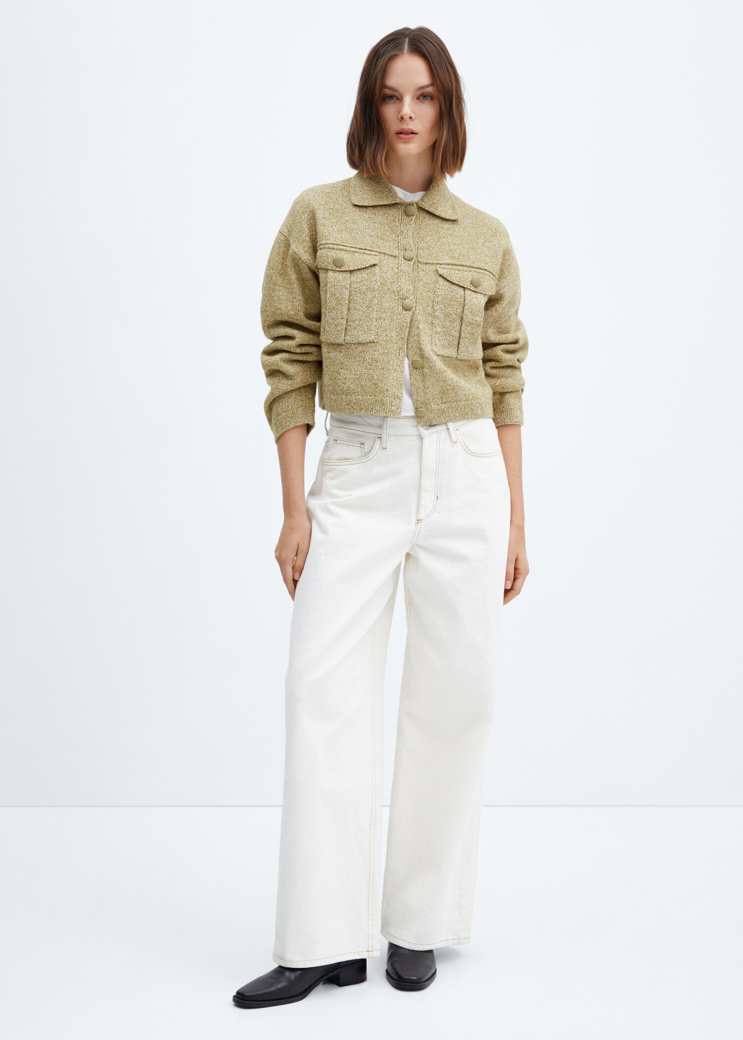 Chaqueta punto bolsillos - Plano general