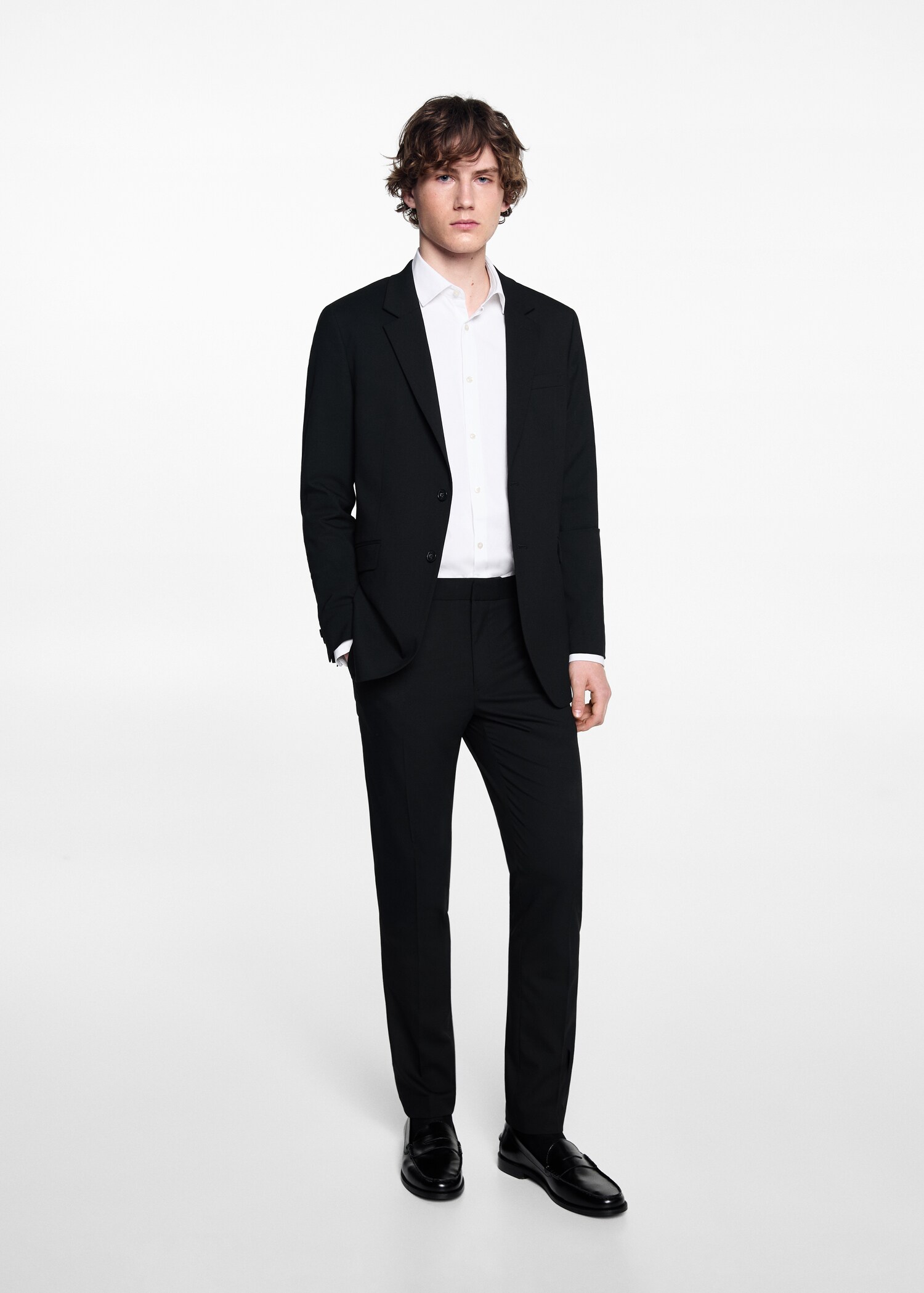 Slim-fit suit jacket - General plane