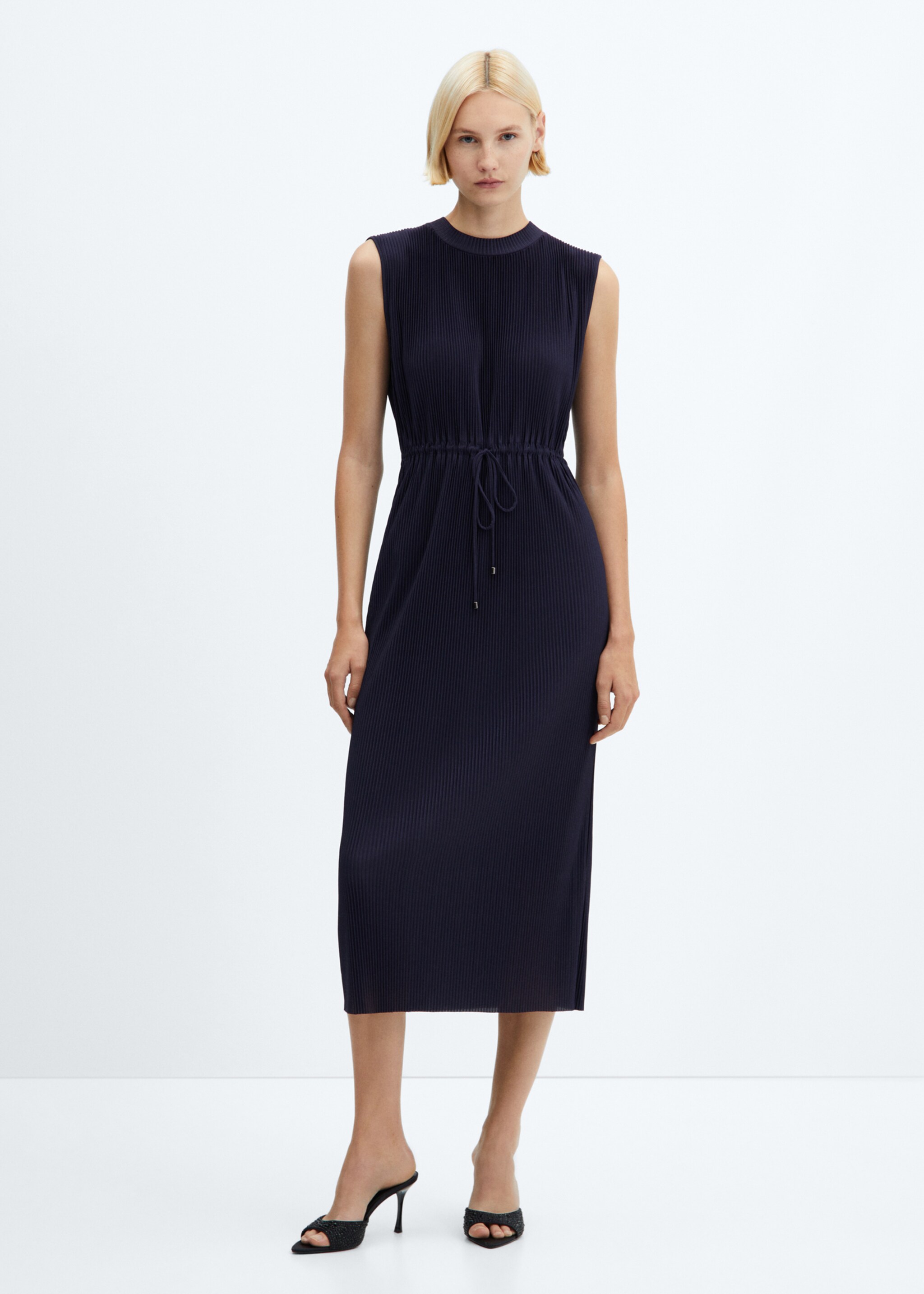 Robe midi plissée - Plan général