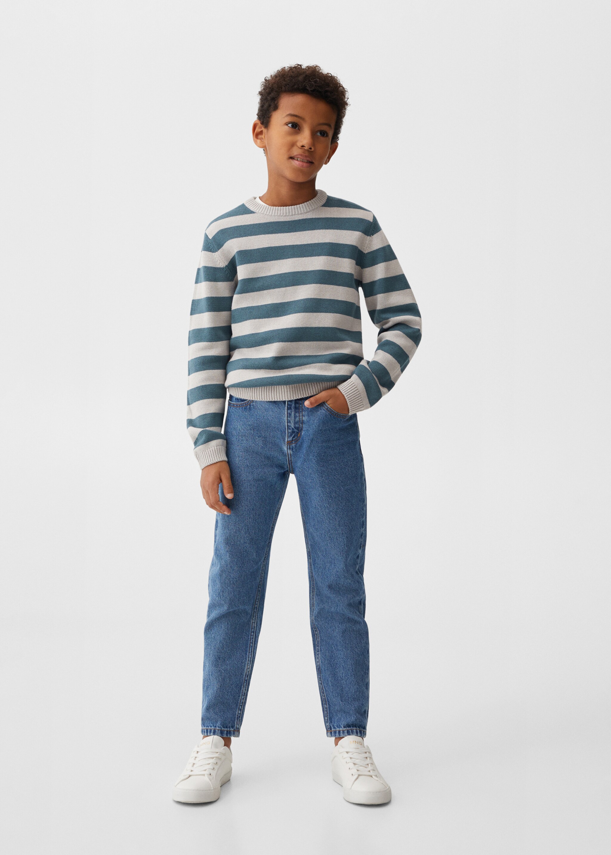 Knit striped sweater - General plane