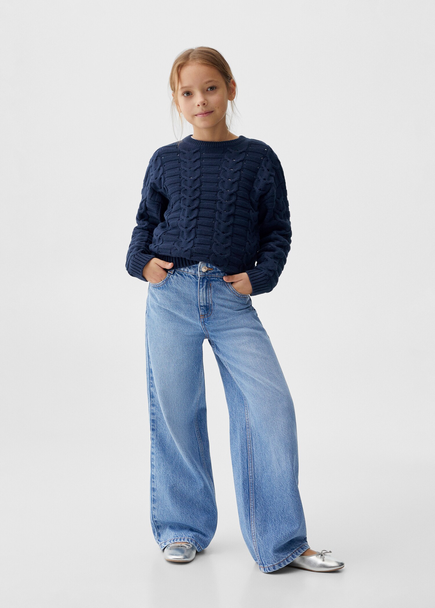 Jeans wide leg - General plane
