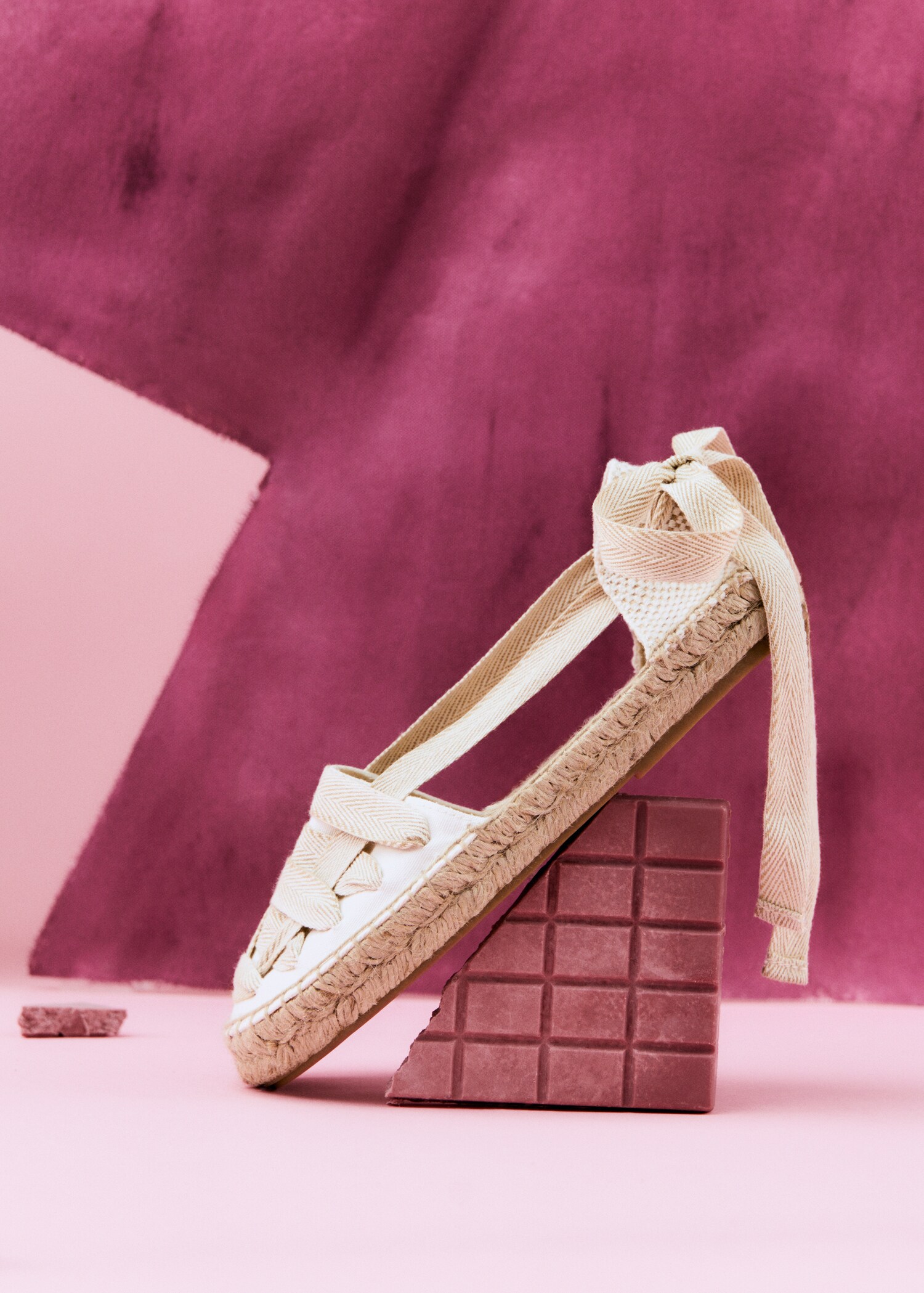 Espadrilles lacets - Plan général