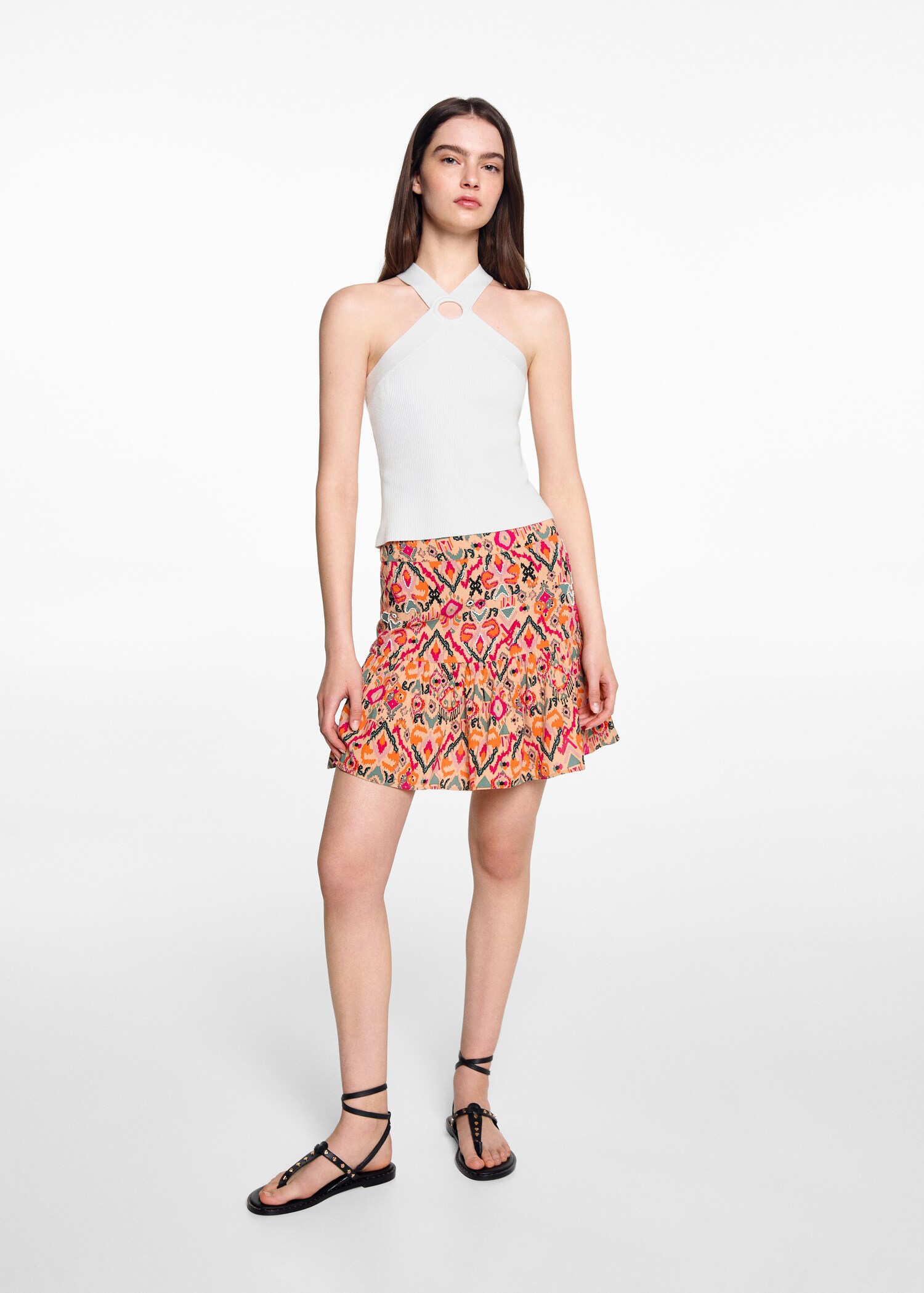 Knitted wrap top - General plane