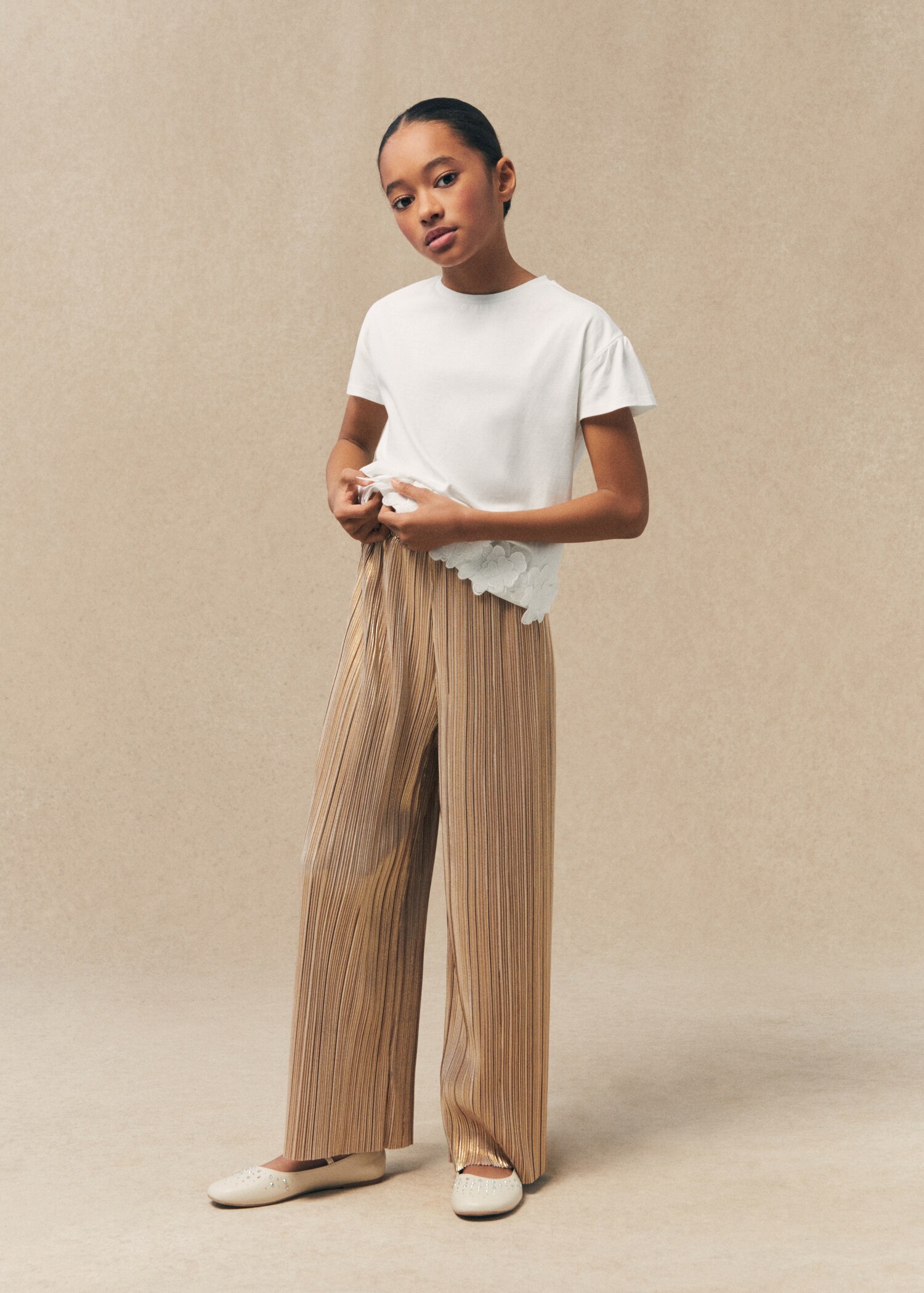 Gerade Metallic-Hose - Allgemeine Ansicht