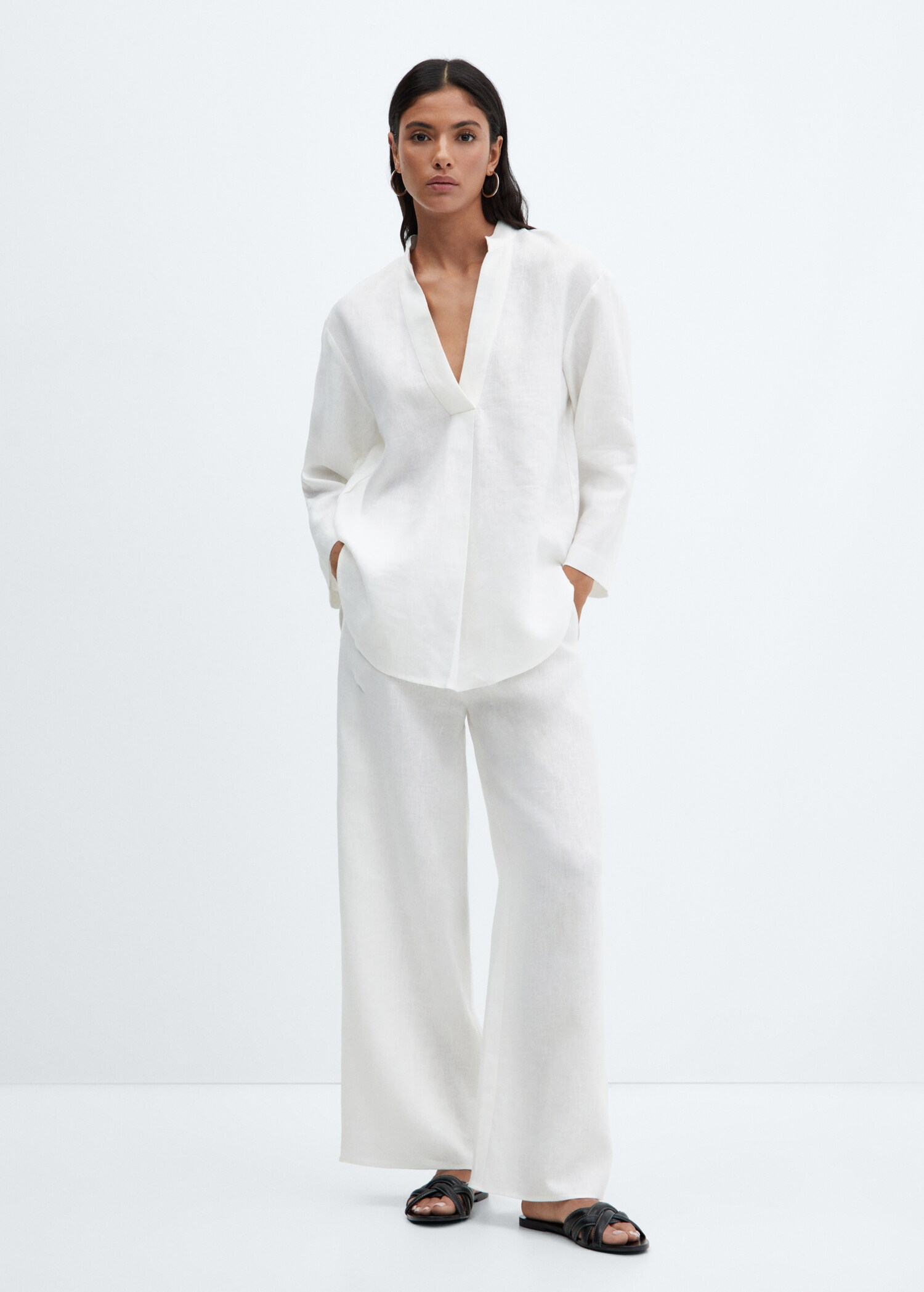 100% linen blouse - General plane