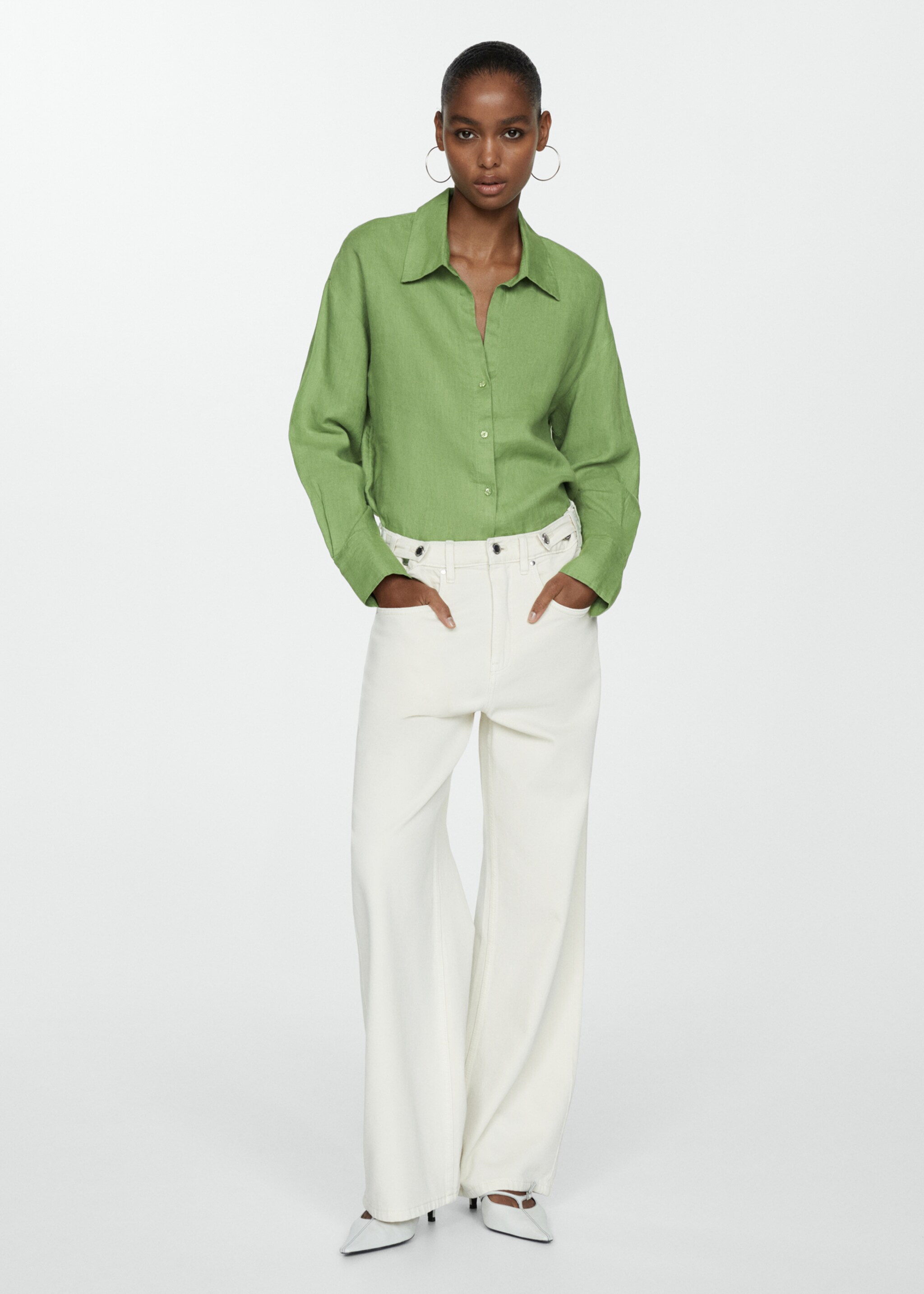 Linen 100% shirt - General plane