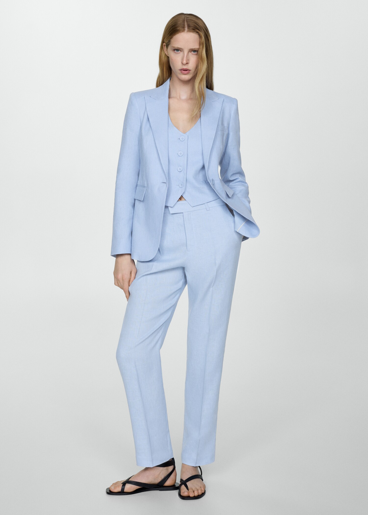 100% linen suit jacket - General plane