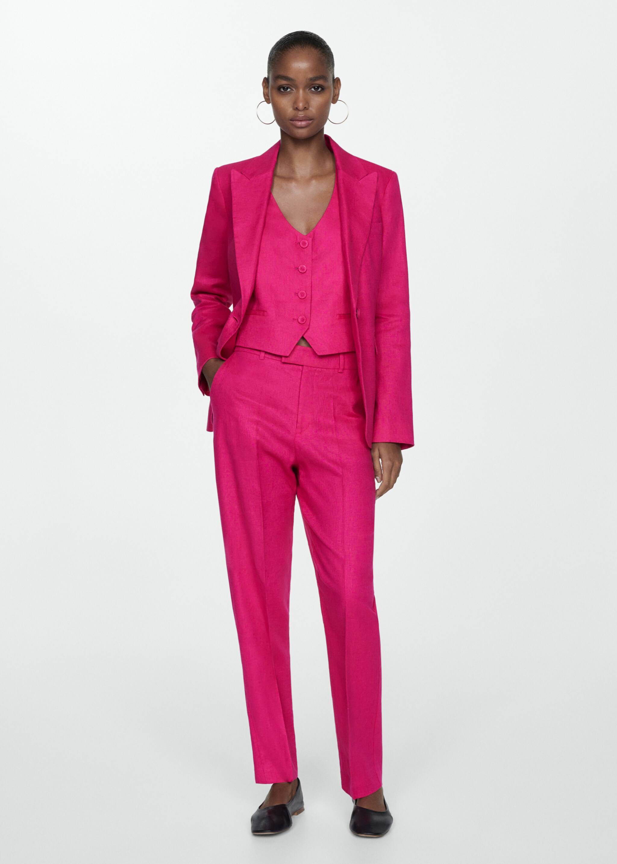 100% linen suit jacket - General plane