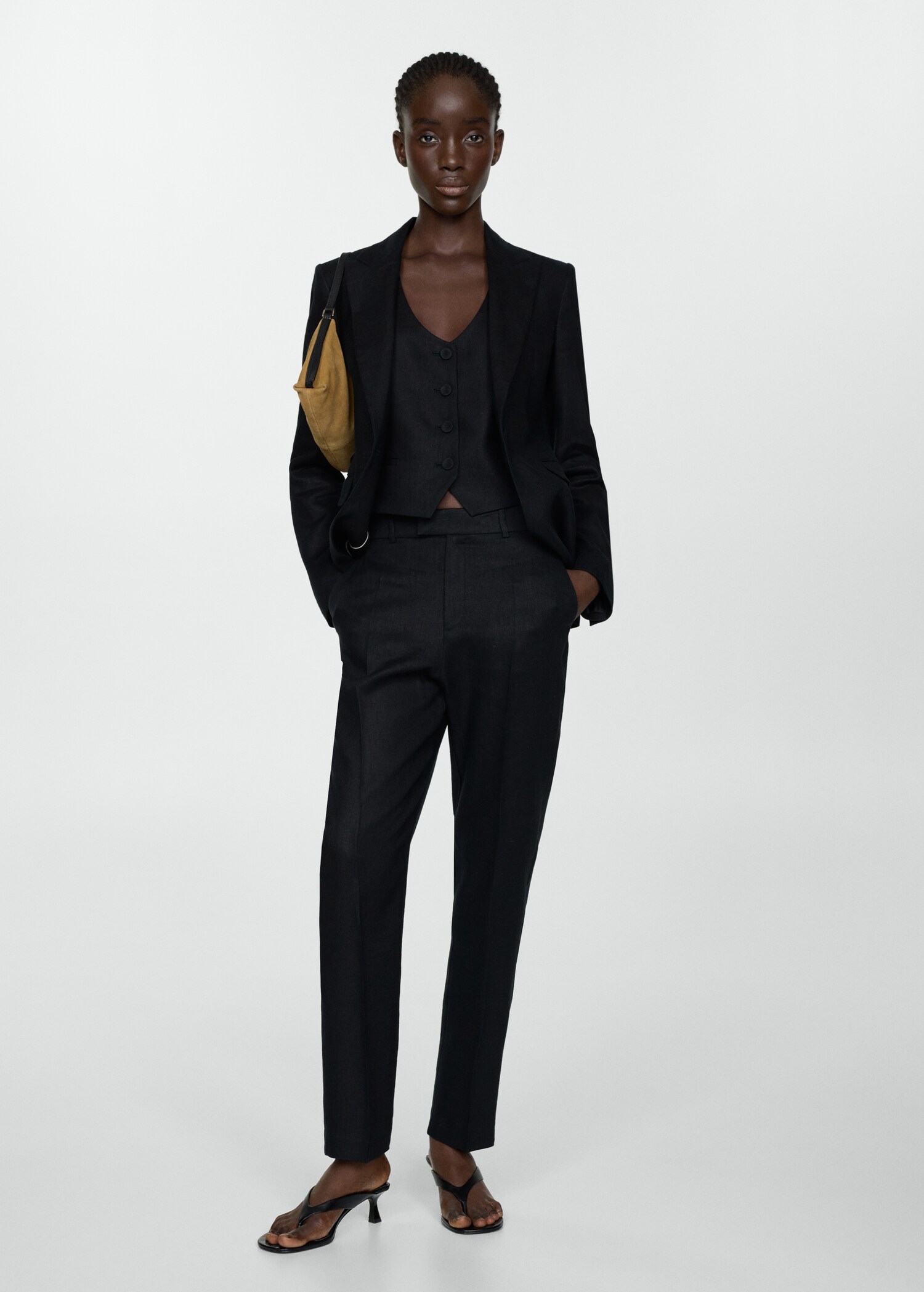 100% linen suit jacket - General plane