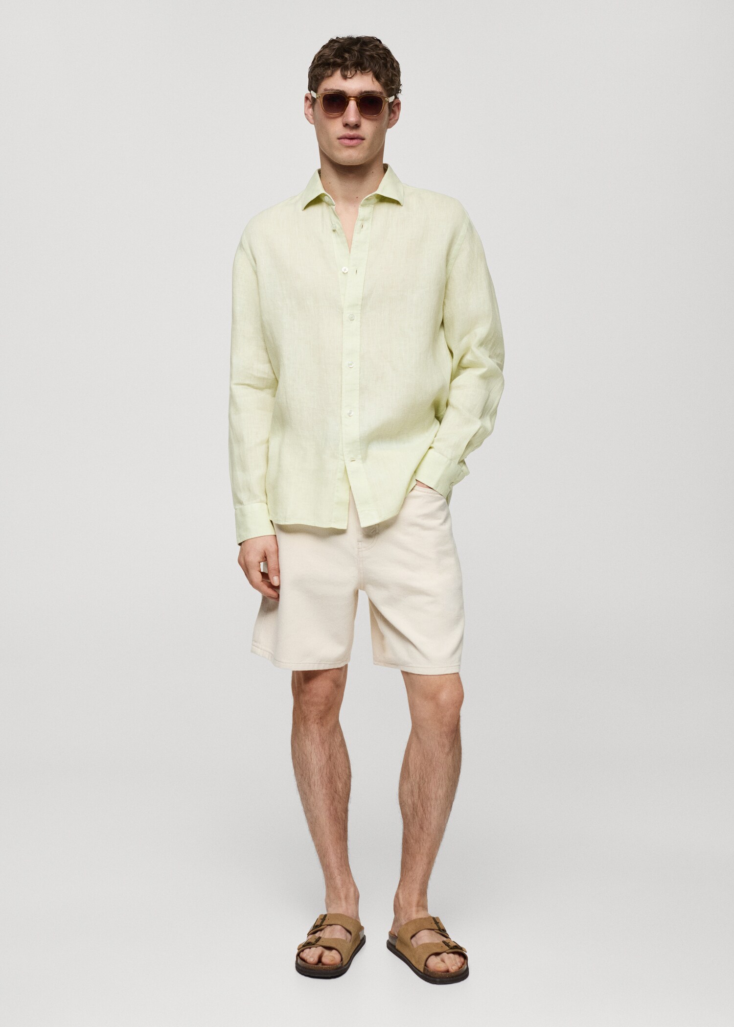 Košile classic fit 100% len - Celkový náhled