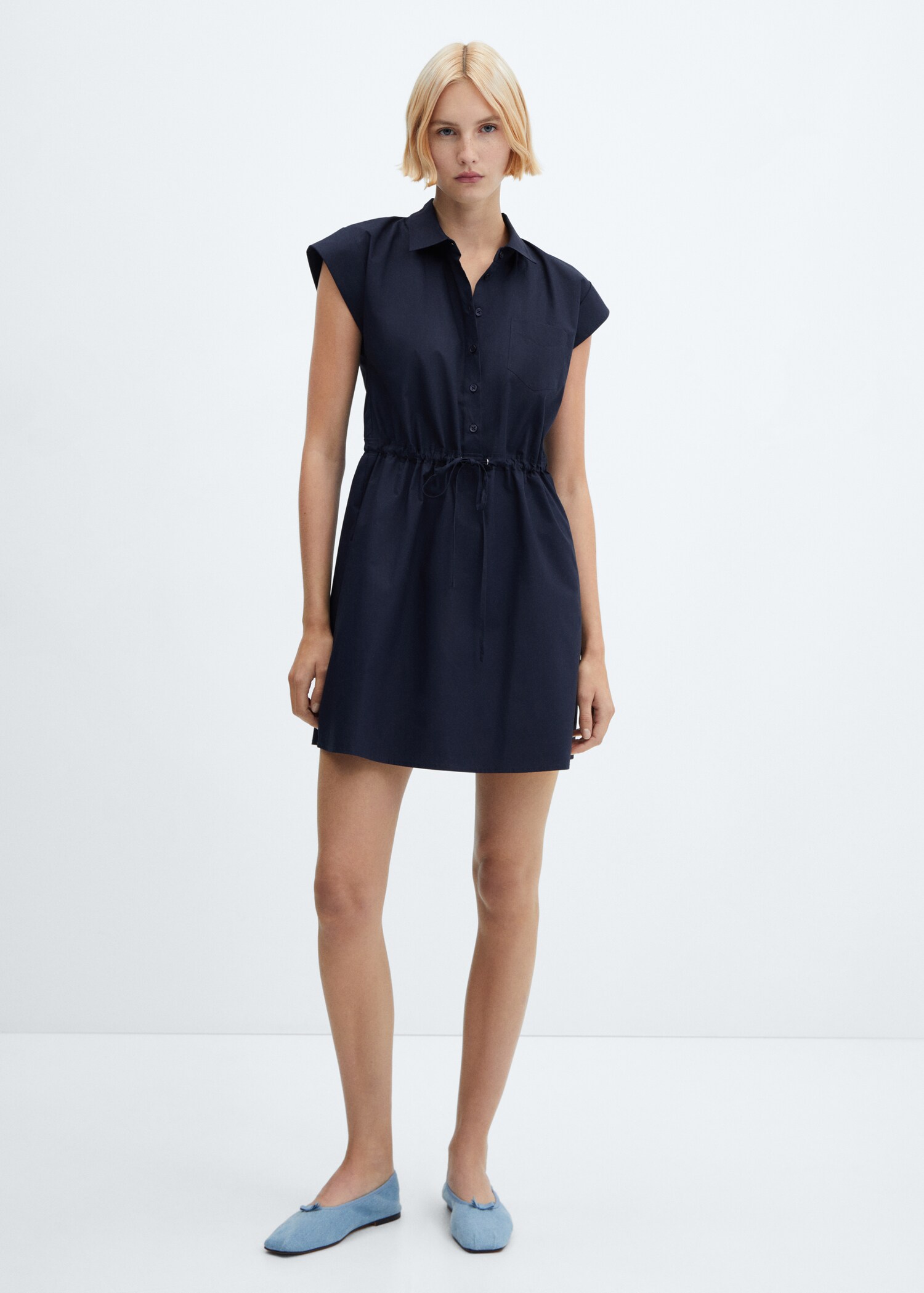 Bow shirt dress - General plane