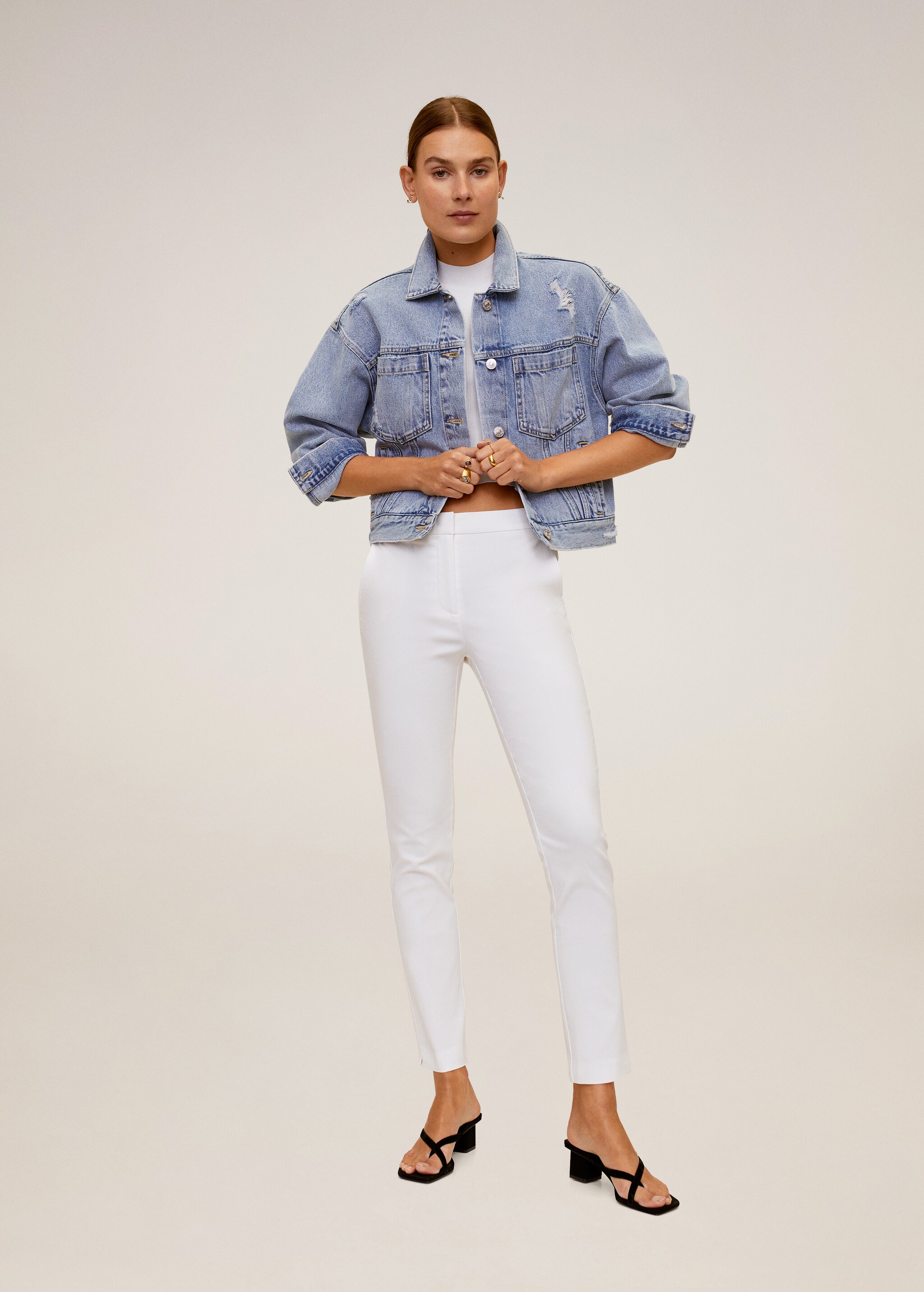 Pantalón skinny crop - Plano general