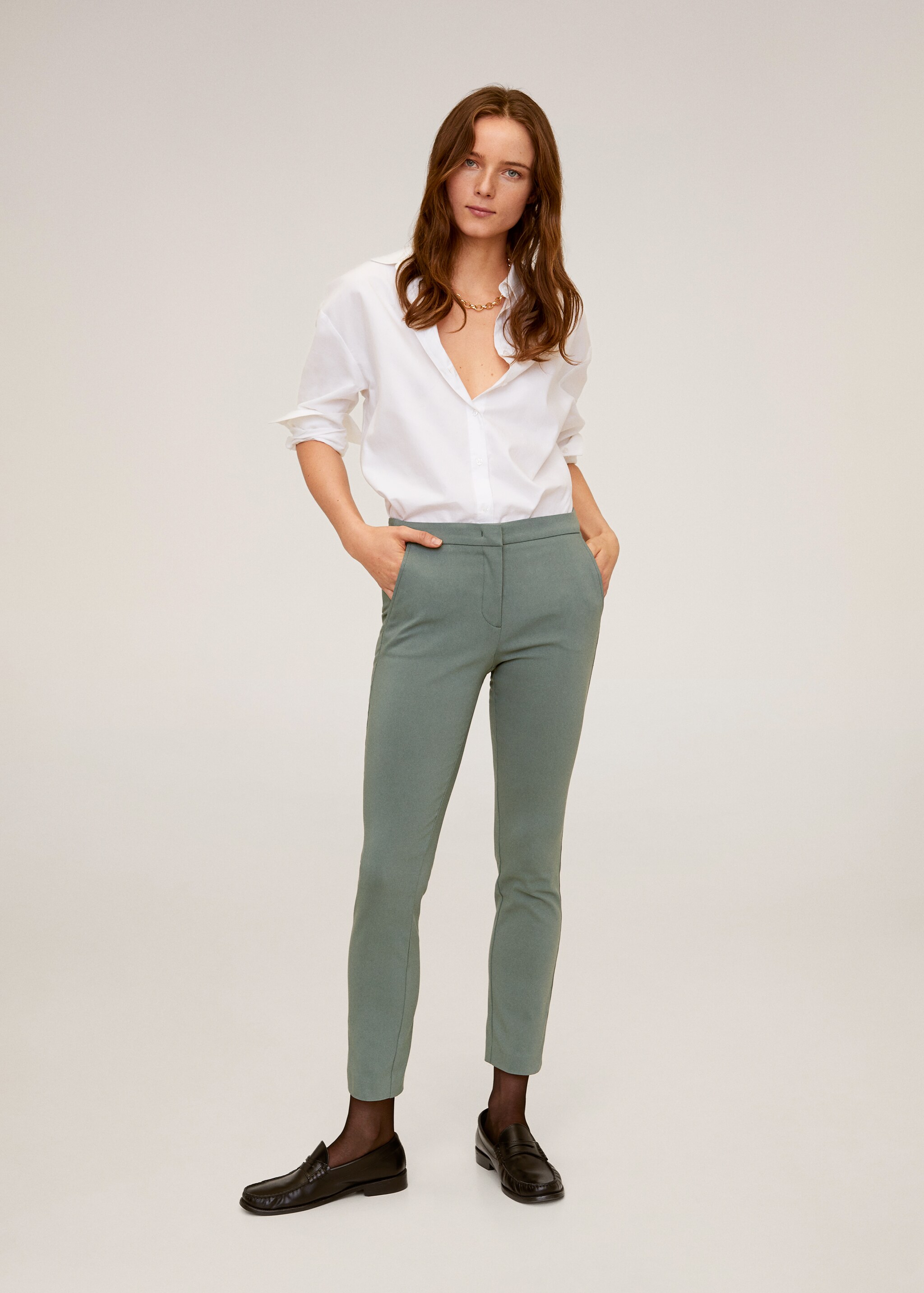 Pantalón skinny crop - Plano general