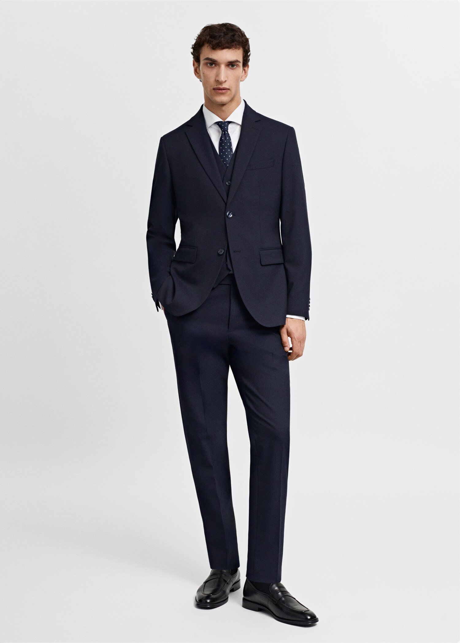 Americana vestit slim fit teixit comfort strech - Pla general