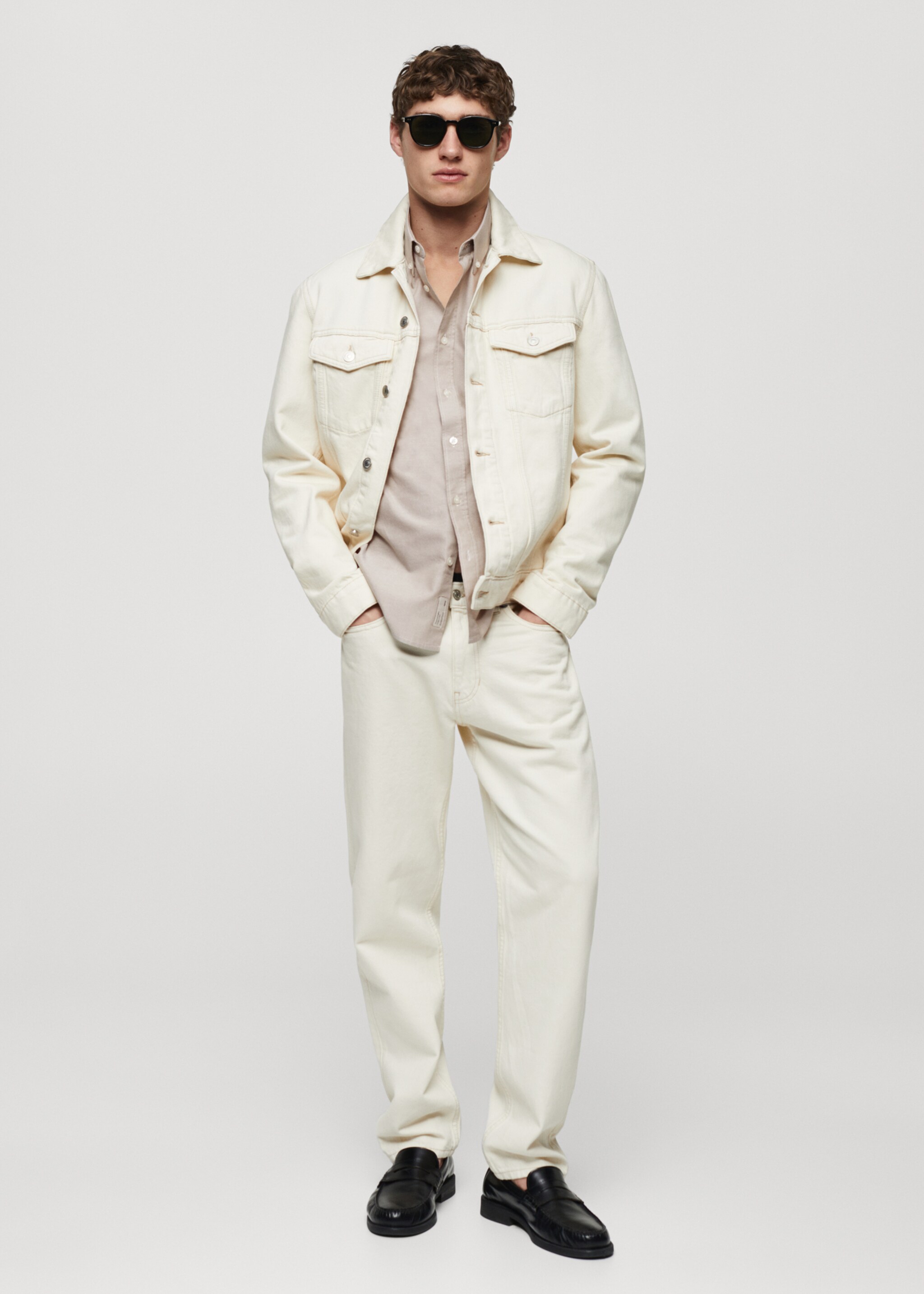 Camisa regular fit Oxford algodón - Plano general