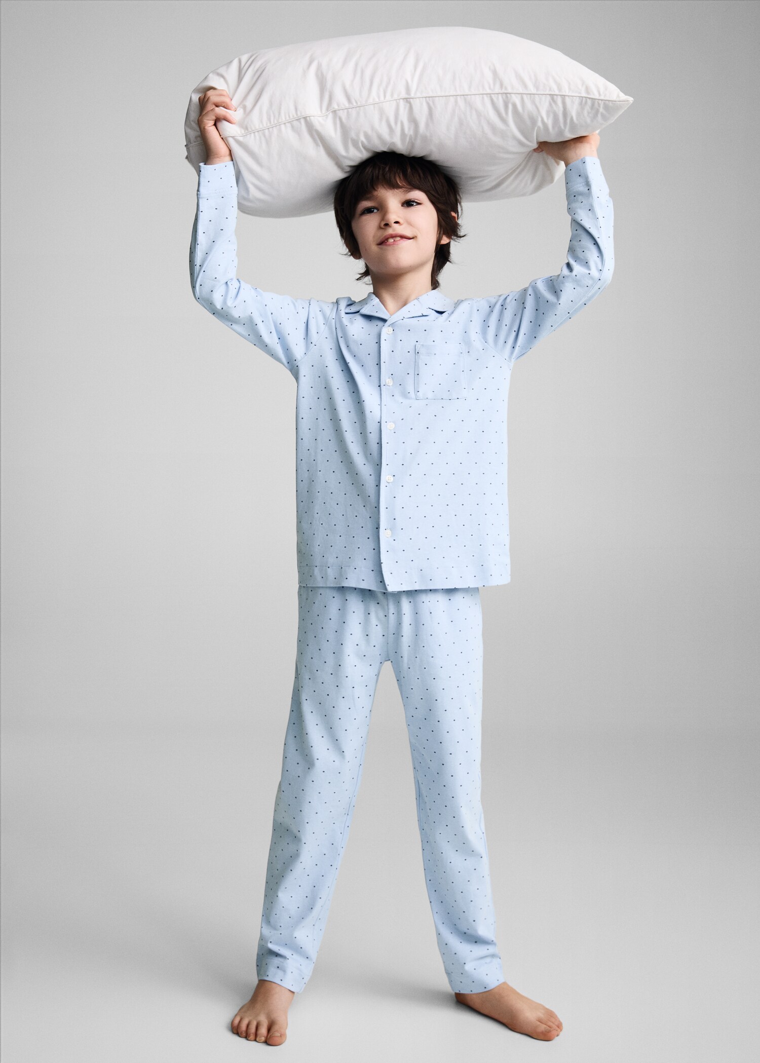 Pijama llarg estampat - Pla general