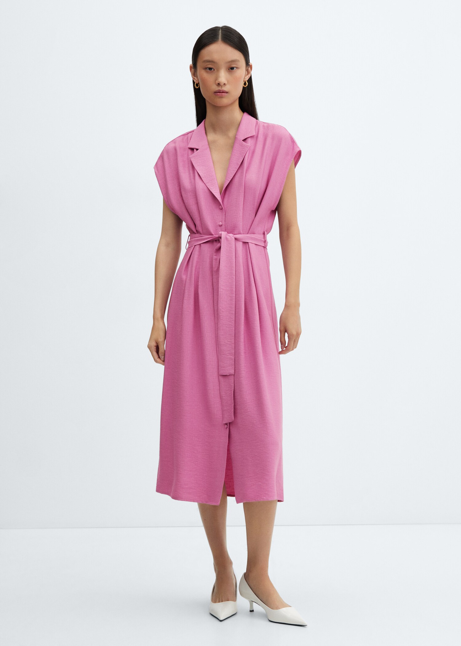 Geknöpftes Hemdkleid - Allgemeine Ansicht