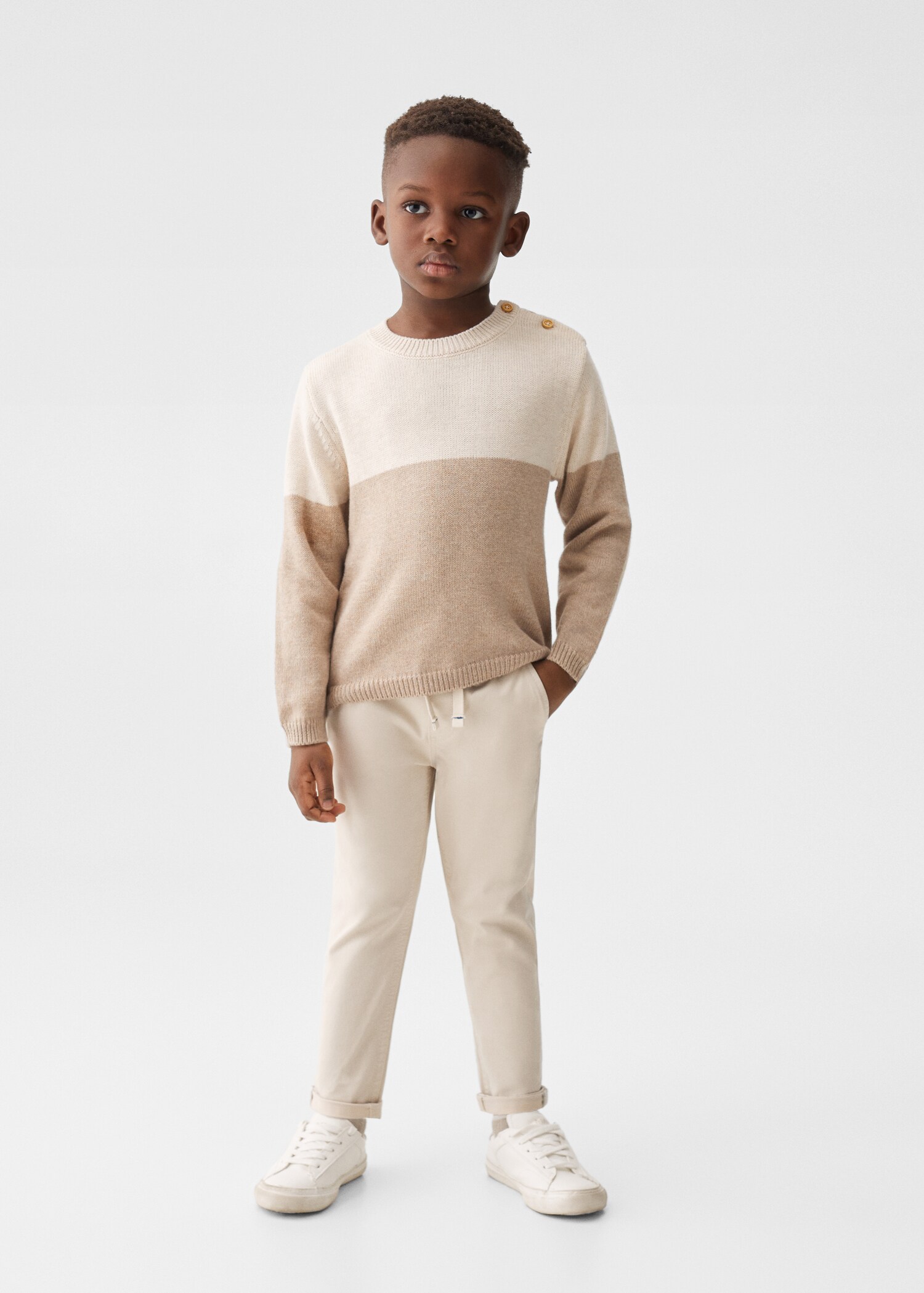 Pantalon chino élastique - Plan général