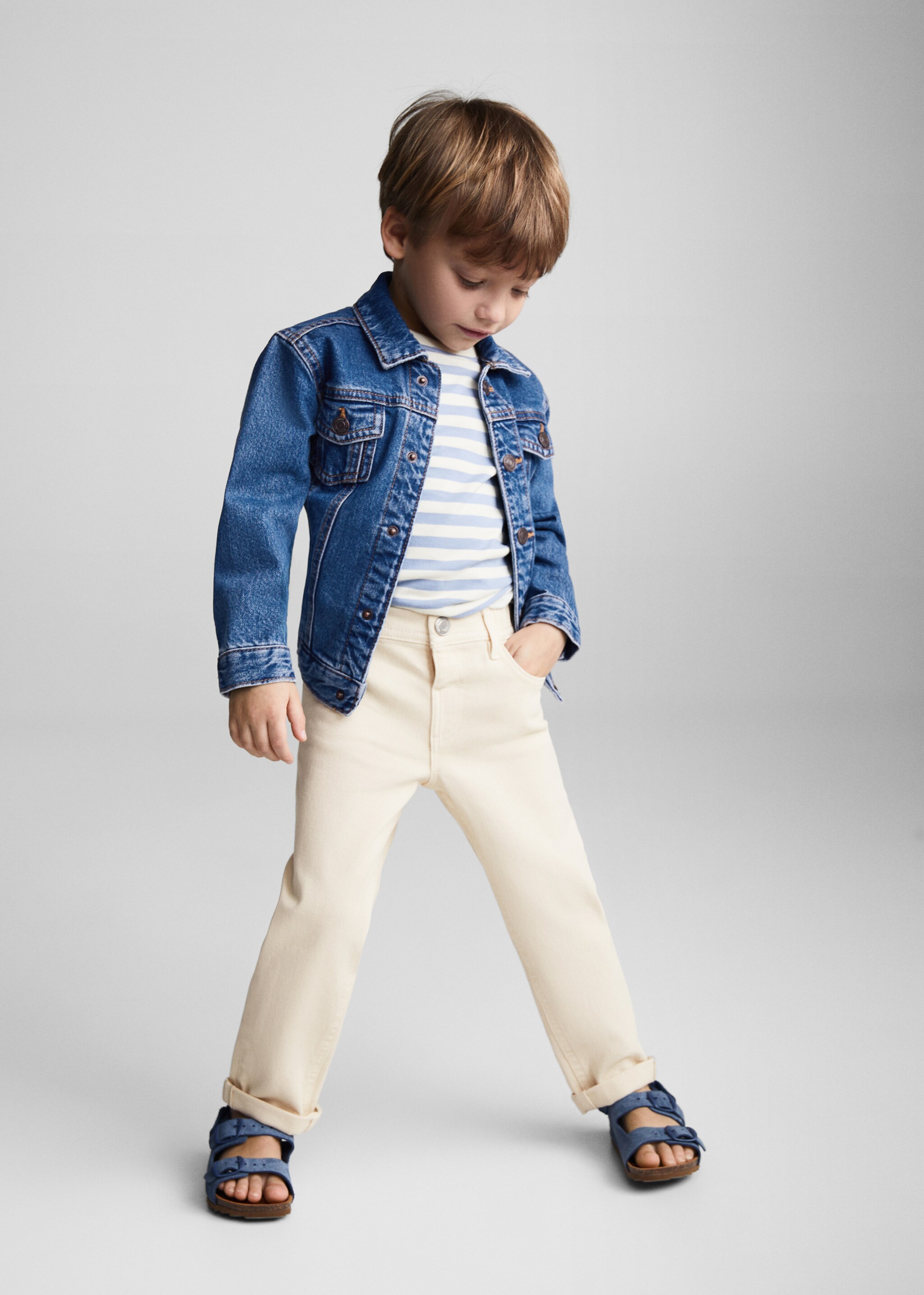 Pantalon élastique coton - Plan général