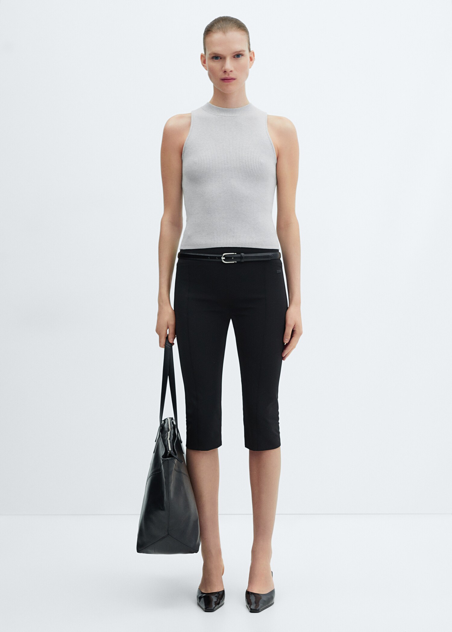 Ribbed knit top - General plane