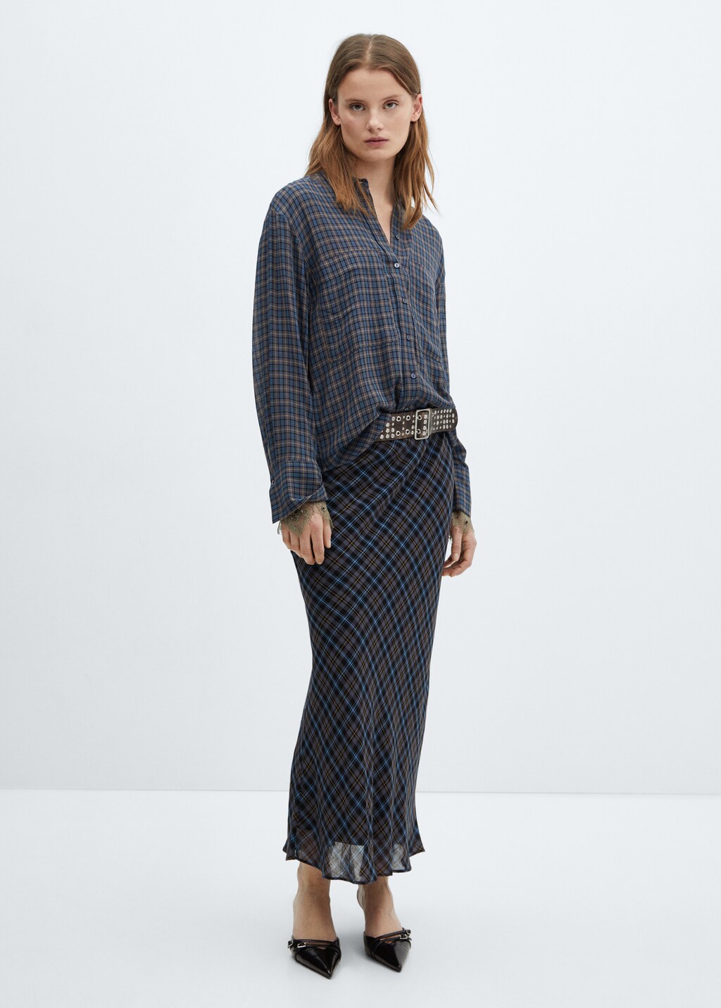 Oversized Fit Seersucker Tartan Shirt | Tommy Hilfiger USA
